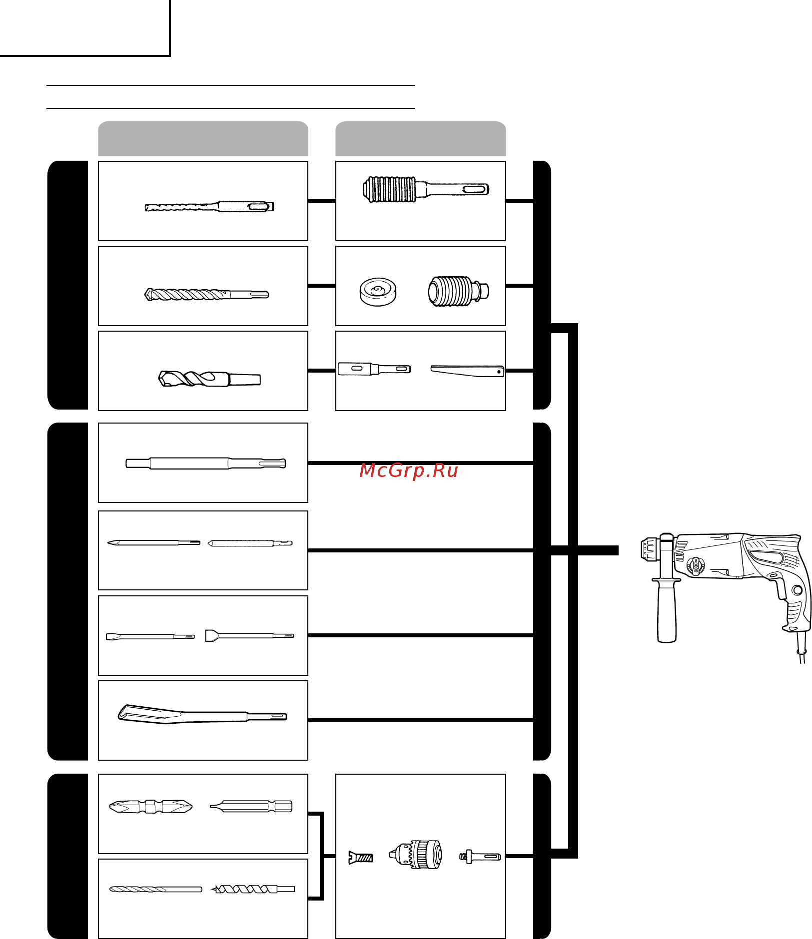 Hitachi DH22PH [30/84] Narzędzie złączki
