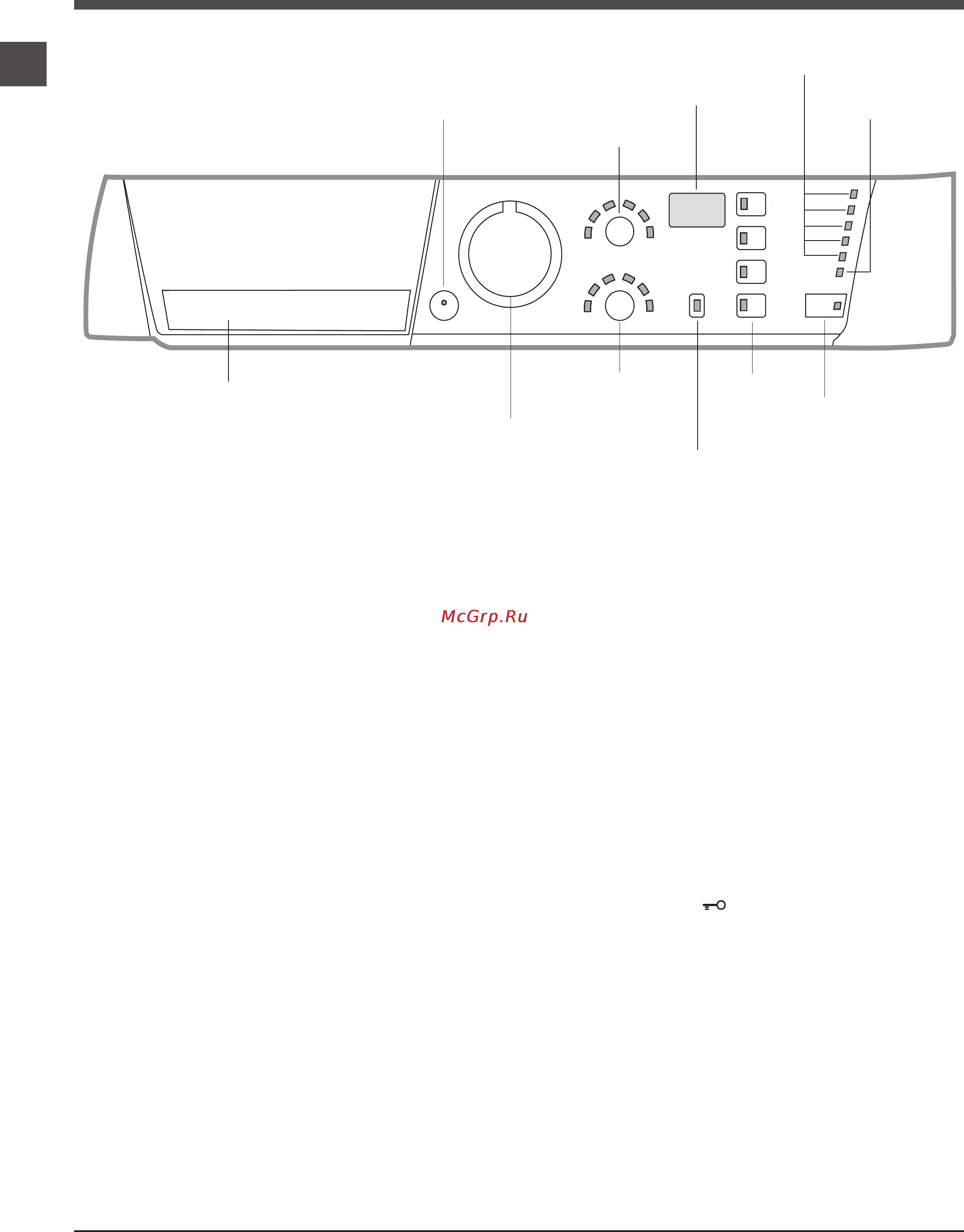Ariston ARXSF 105 [28/36] Кір жуғыш машинаның және програм маларды іске қосу тәртібінің сипаттамасы