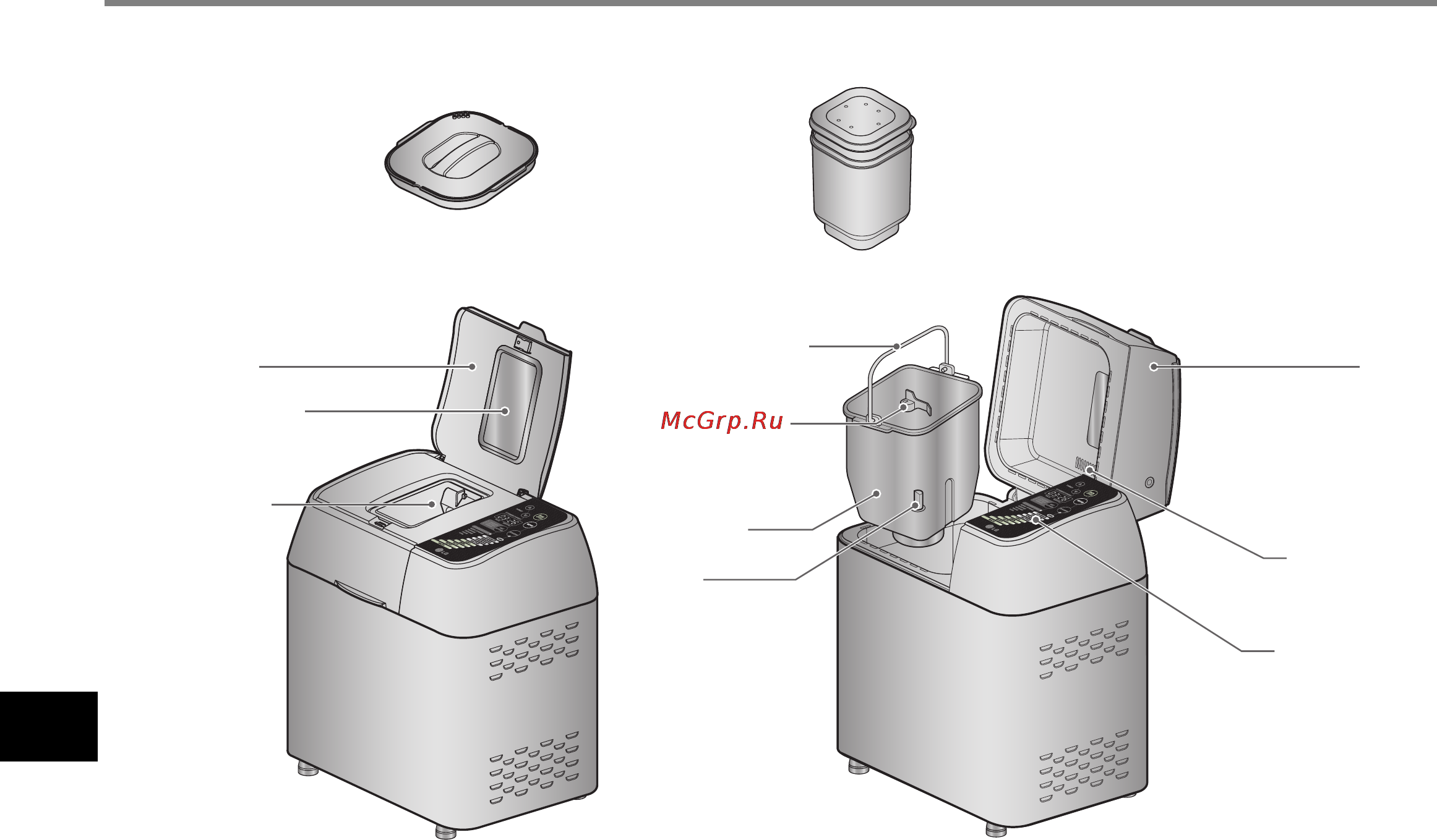 LG HB-3001BYT [198/217] Bread machine introduction