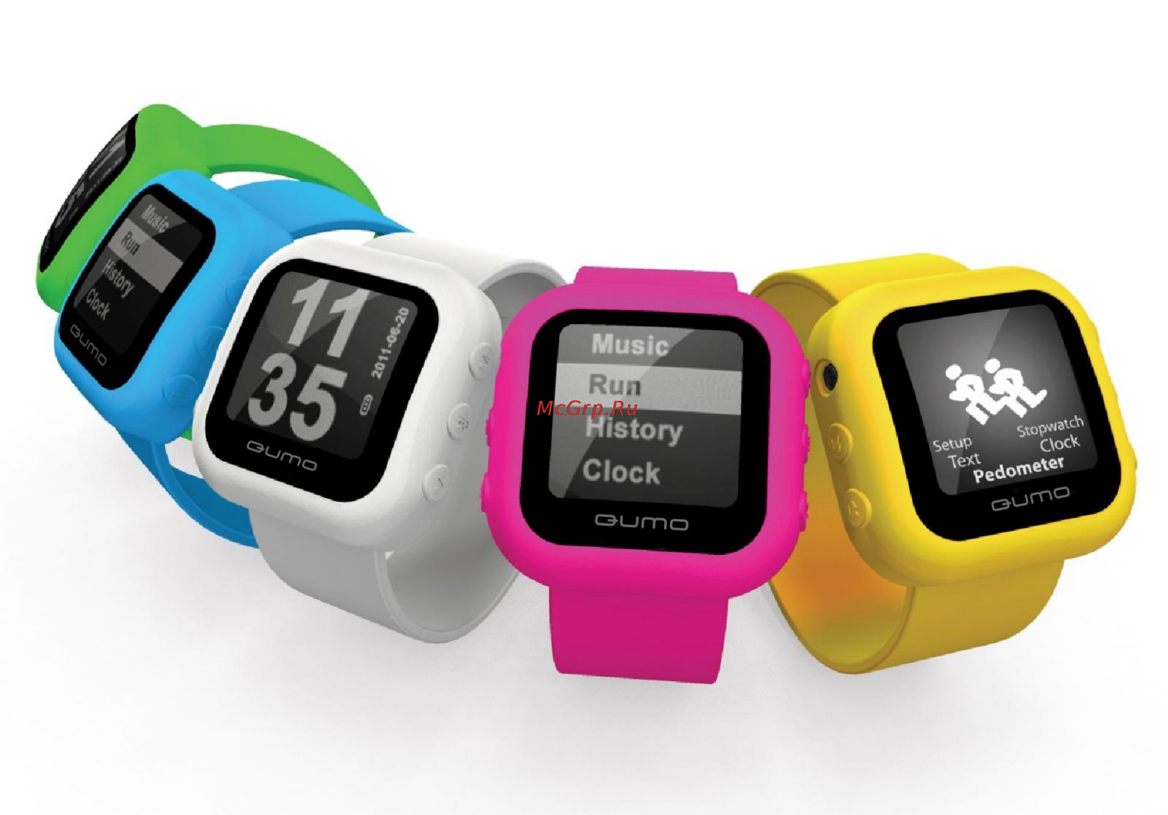 Qumo Sportswatch 4Gb Yellow Инструкция по эксплуатации онлайн