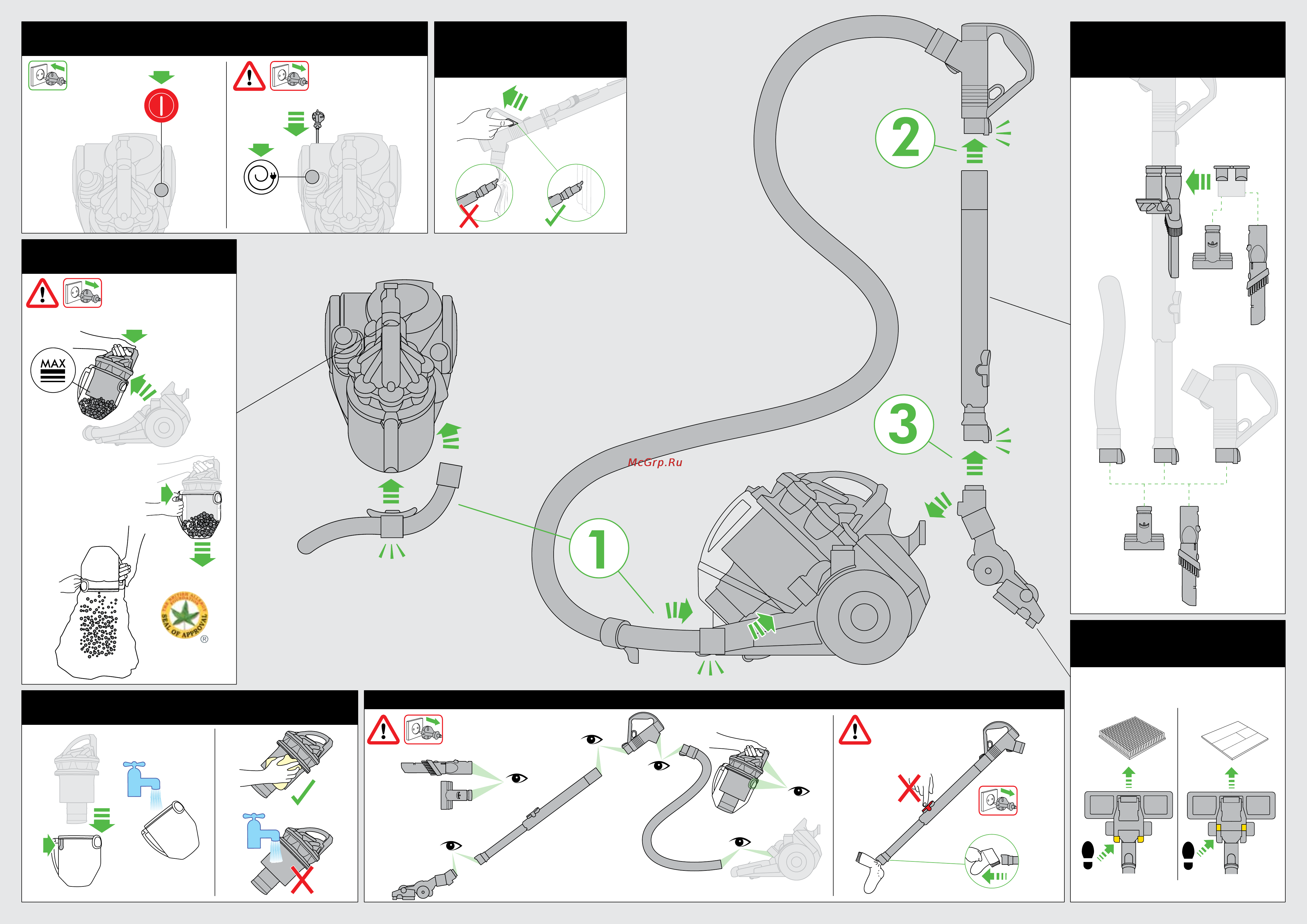 Dyson DC19T2 Multi Floor Инструкция по эксплуатации онлайн [4/8] 75856
