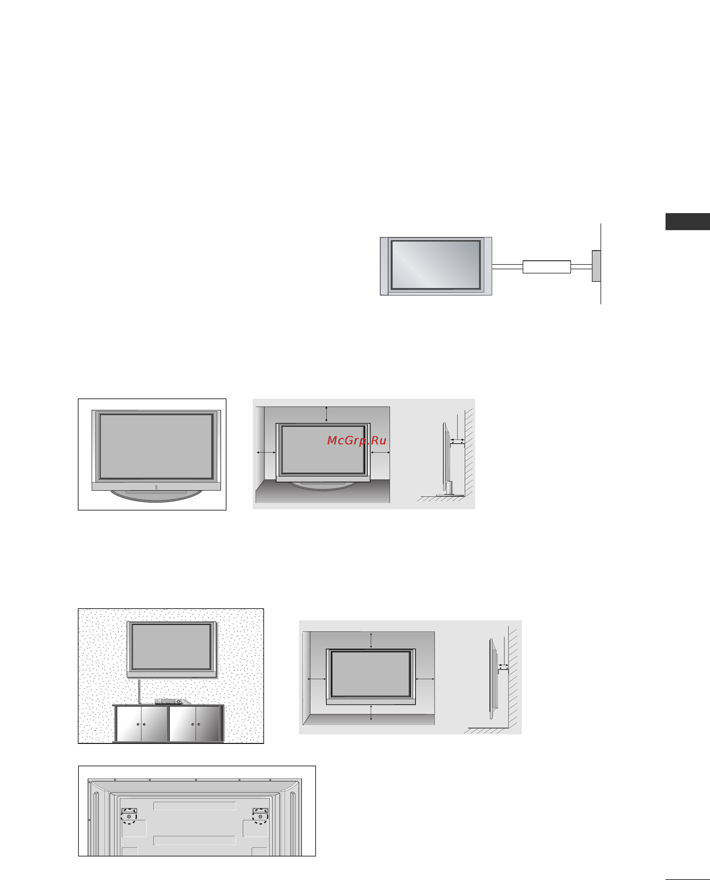 LG 42PC1RR [17/102] Stand installation