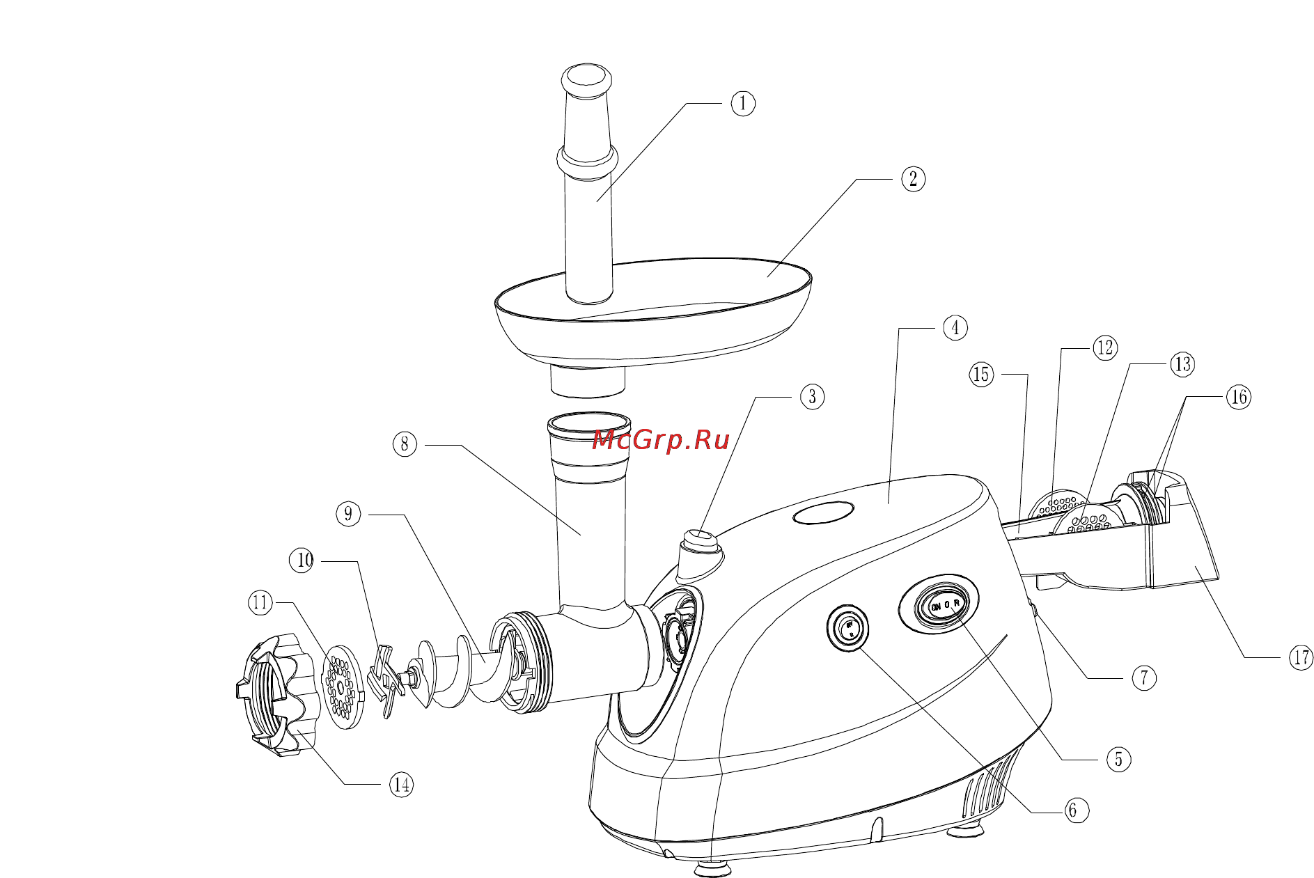 Polaris PMG 1804 CHROME [4/18] Описание прибора