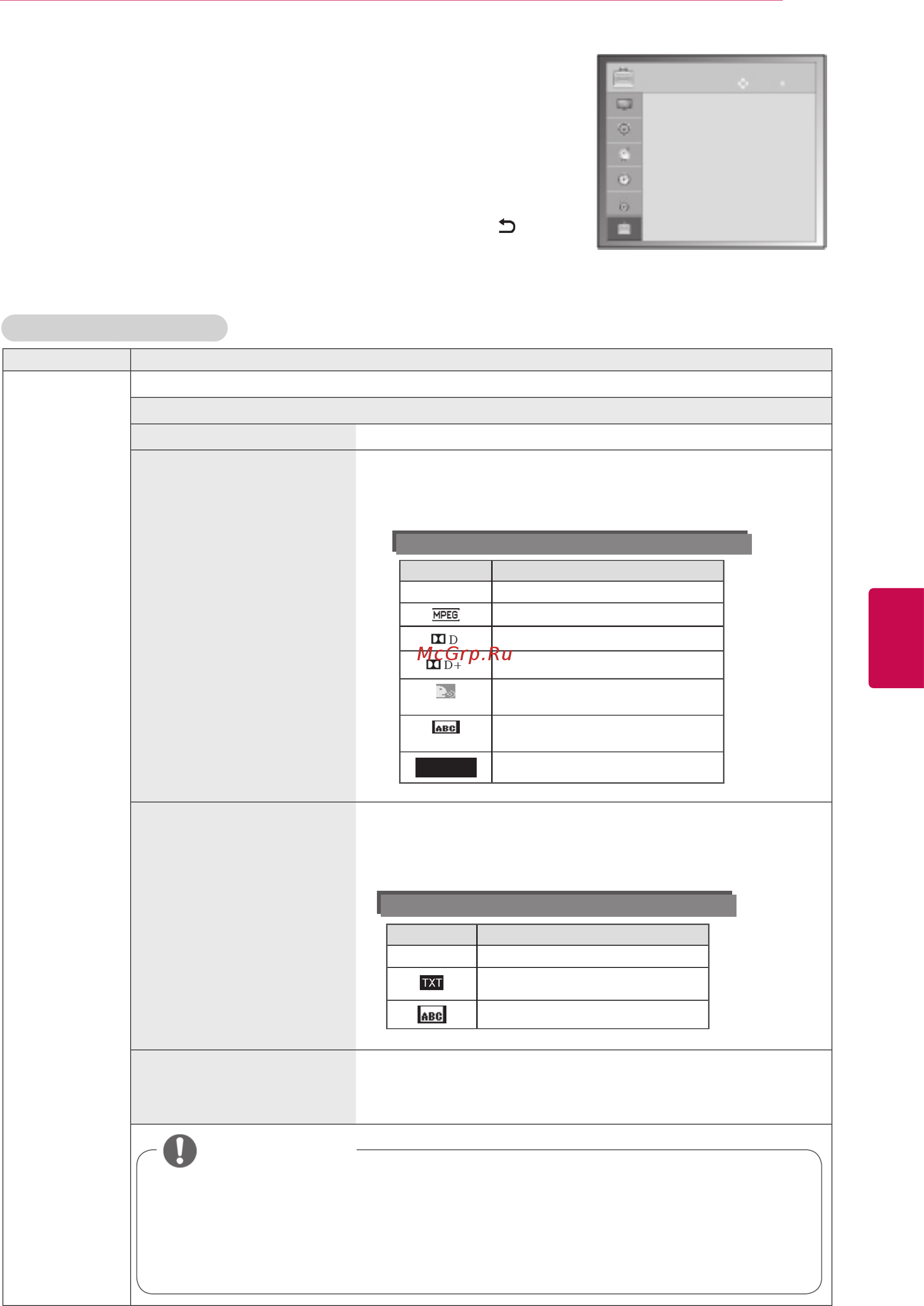 LG 50PA4500 [79/112] Параметры опции