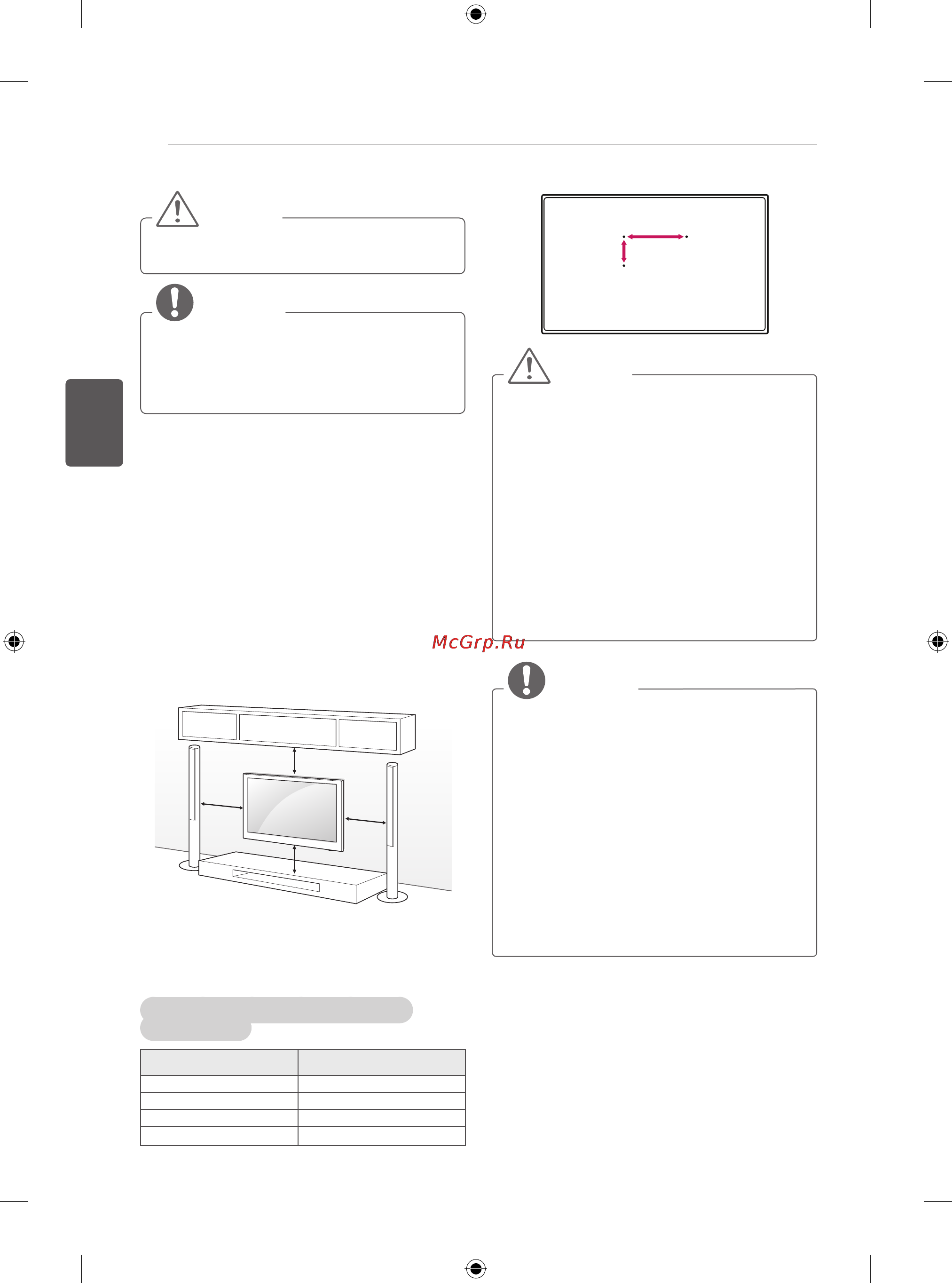 LG 50PB560U [72/164] Қабырғаға орнату