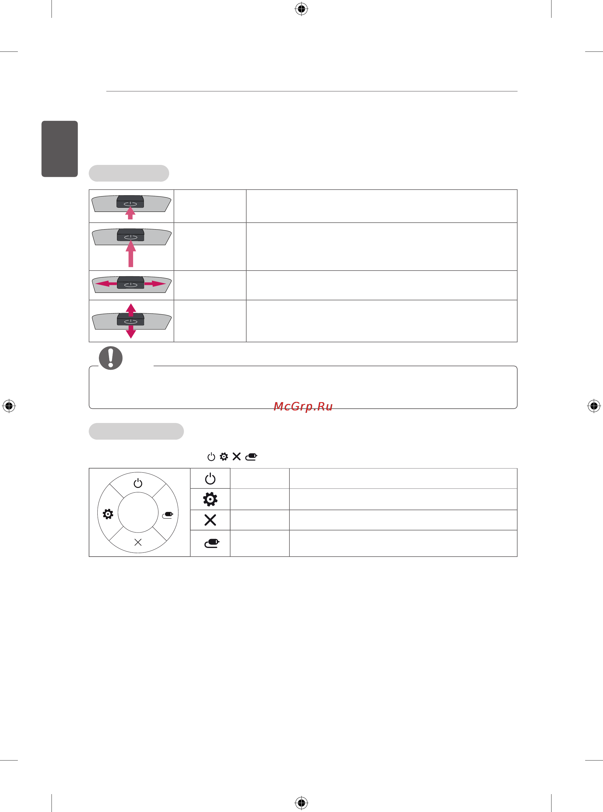 LG 50PB560V [39/387] Using the joystick button