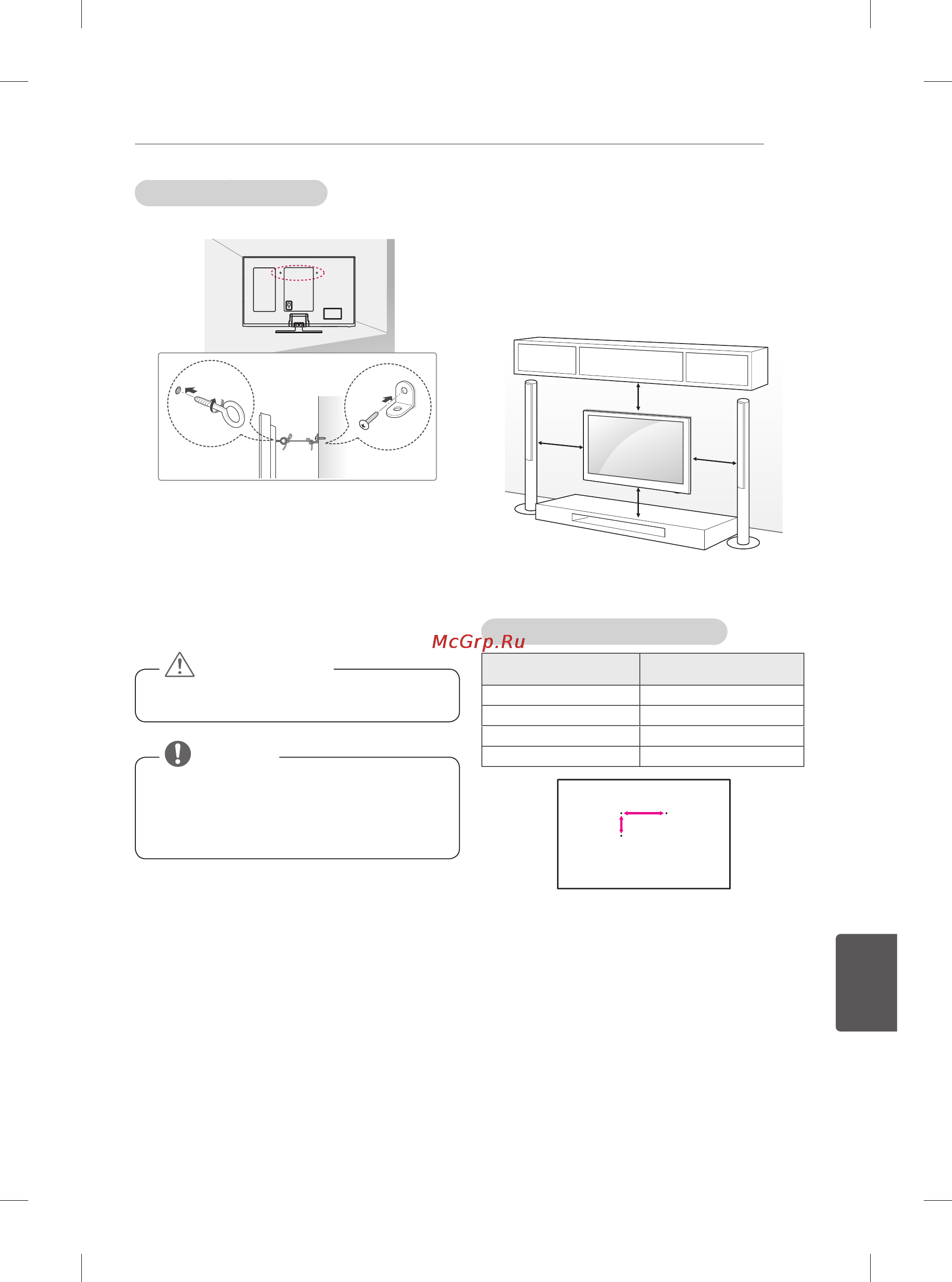 LG 60PB660V [228/447] Seinale paigaldamine
