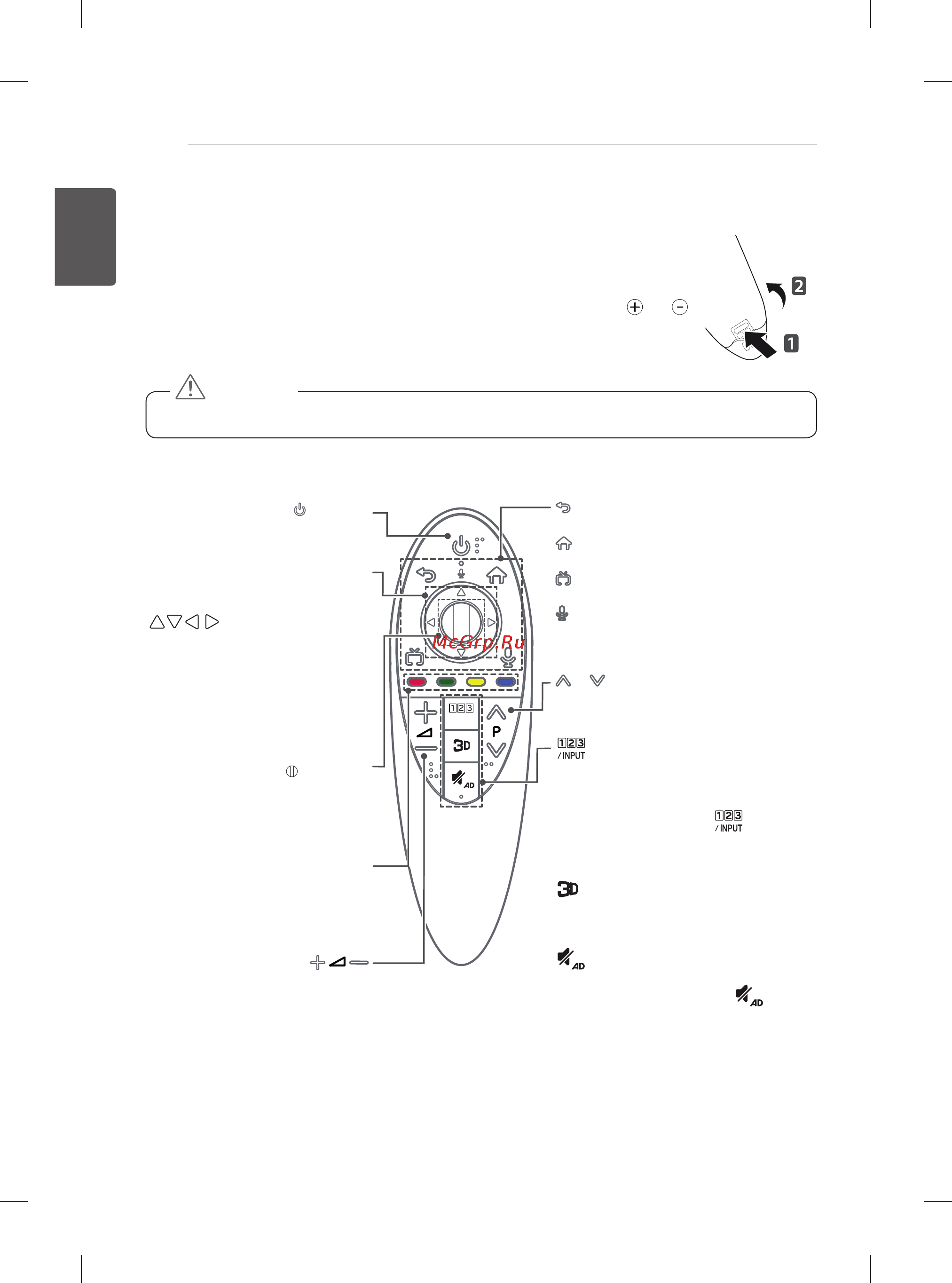 LG 60PB660V [49/447] Magic remote functions