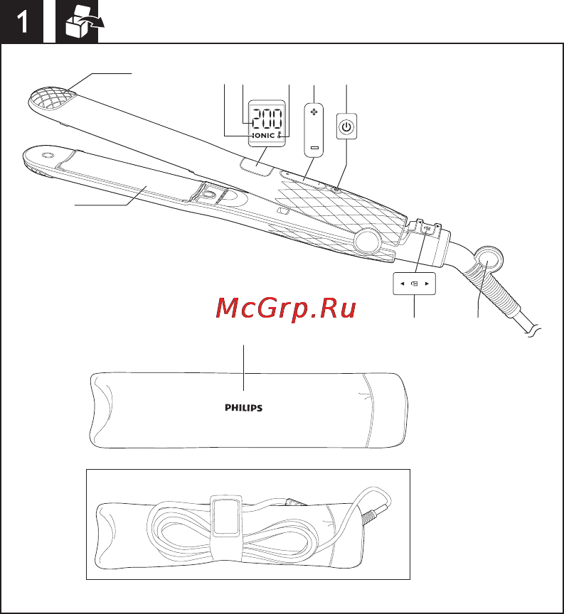 Philips HP8345/00 Инструкция по эксплуатации онлайн [2/11] 75937