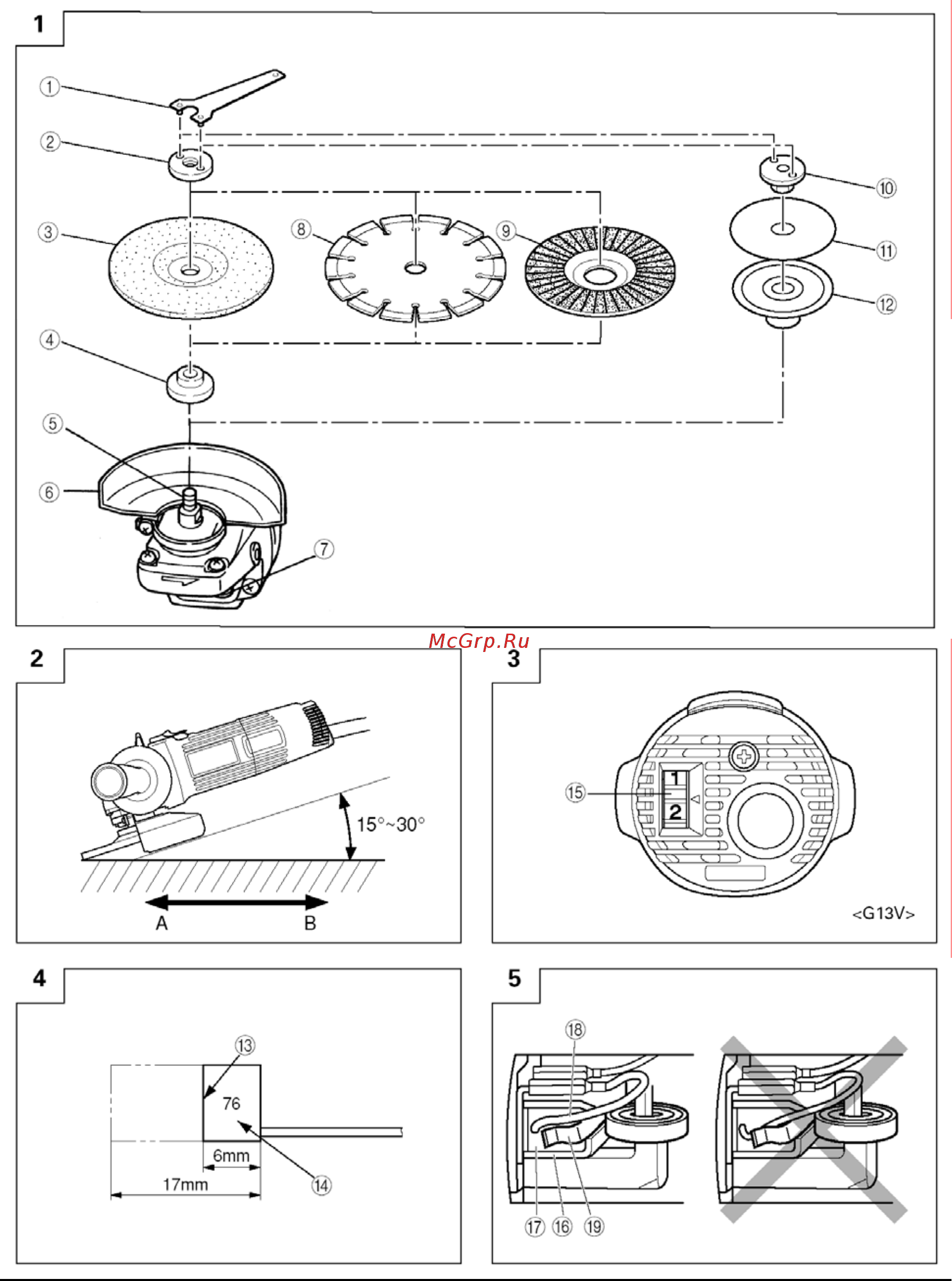 Hitachi G13YD-LA Инструкция по эксплуатации онлайн [2/6] 307341