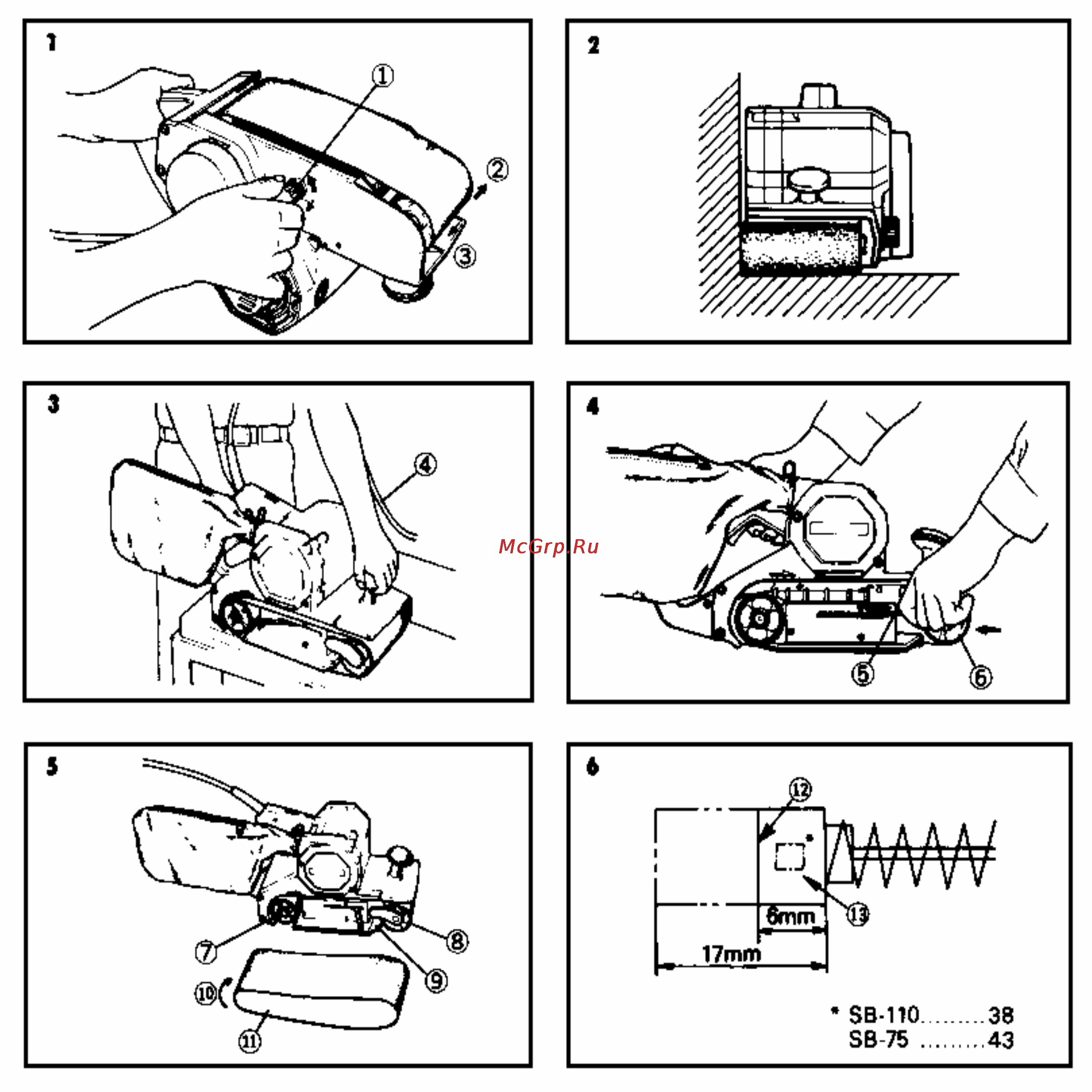 Hitachi SB110 Инструкция по эксплуатации онлайн [2/6] 75996