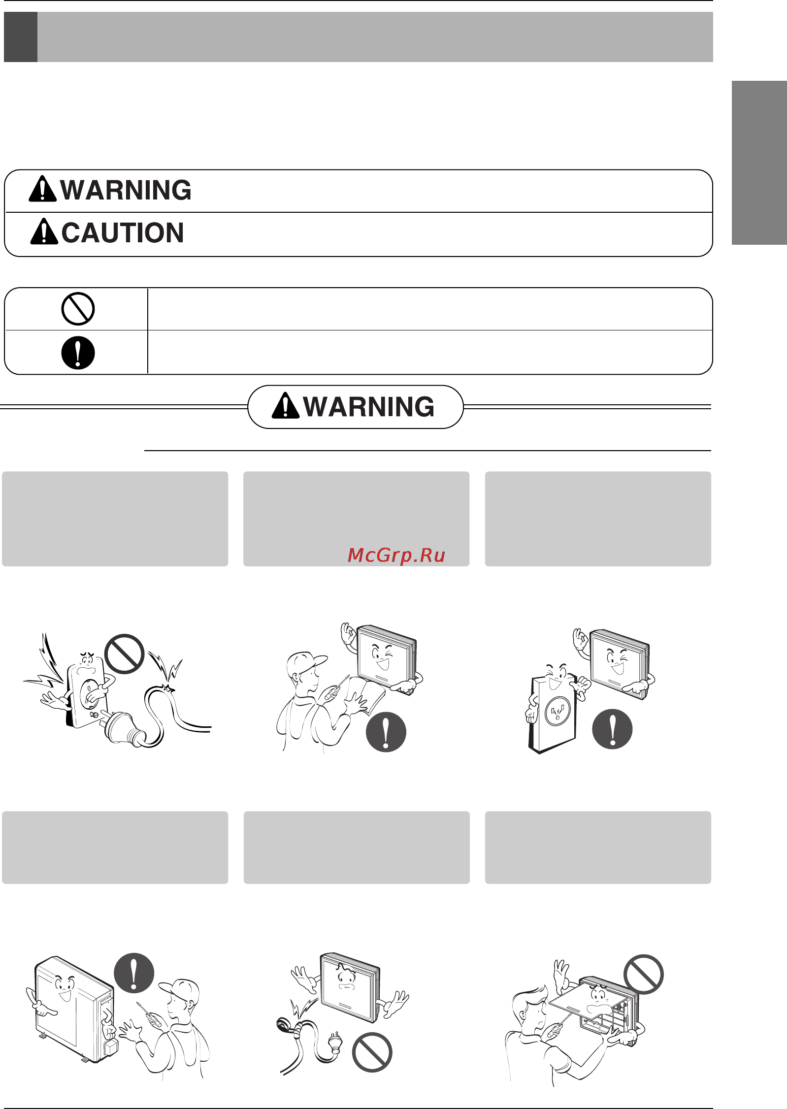 LG A12AHM [3/31] Safety precautions