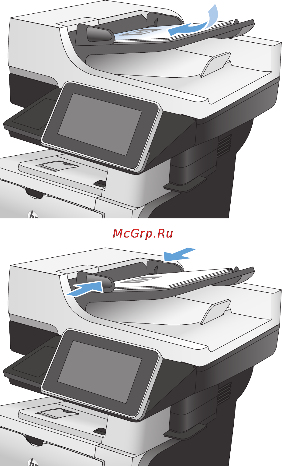 HP LaserJet Ent 500 M525dn [120/302] Двустороннее копирование