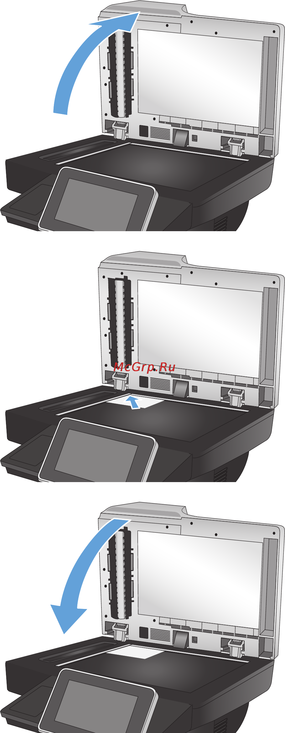 HP LaserJet Ent 500 M525dn [155/302] Сканирование фотографии