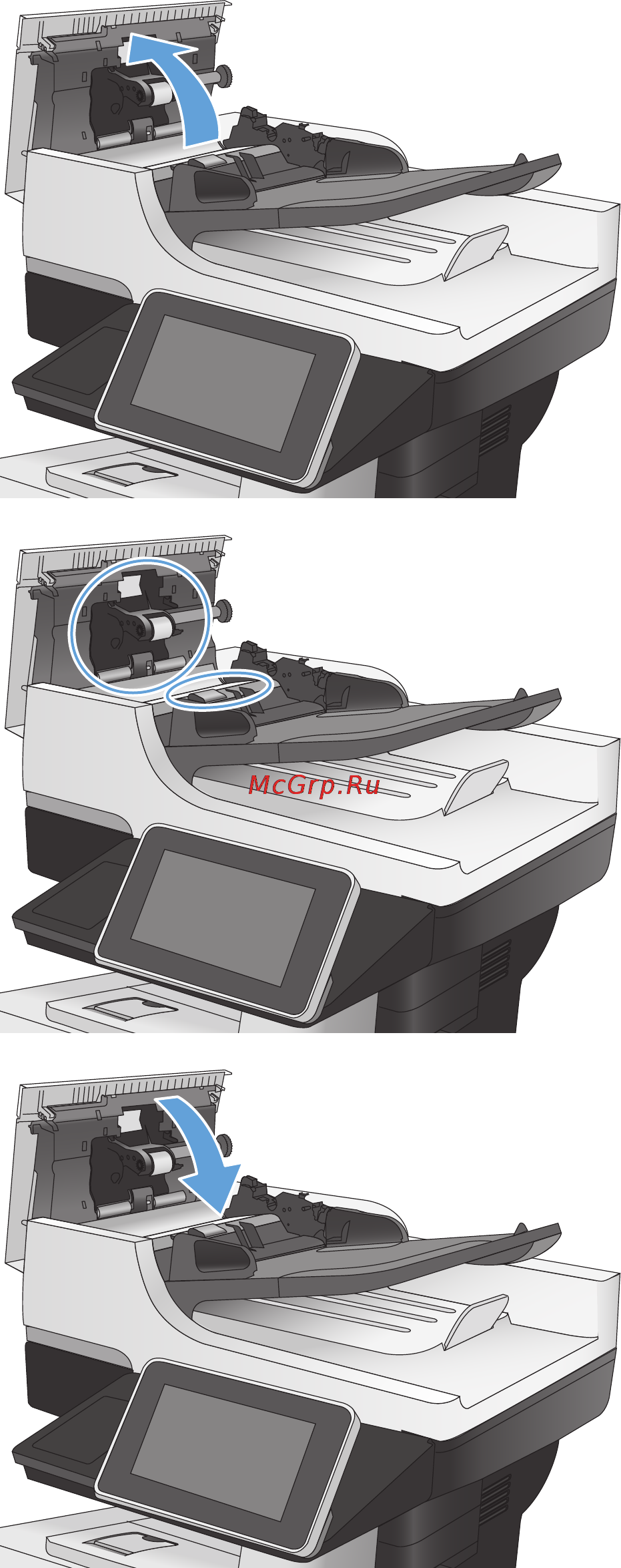 HP LaserJet Ent 500 M525dn Инструкция по эксплуатации онлайн [258/302] 76047