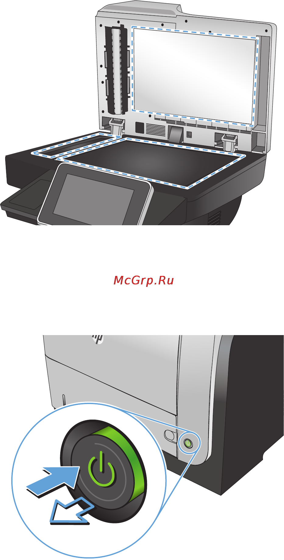 HP LaserJet Ent 500 M525dn Инструкция по эксплуатации онлайн [260/302] 76047