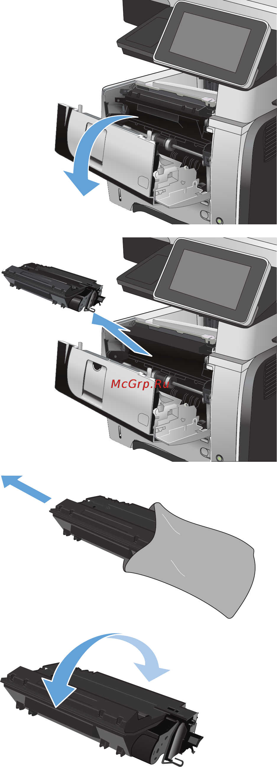 HP LASERJET ENTERPRISE 500 M525DN Инструкция по эксплуатации онлайн [62/302] 112654