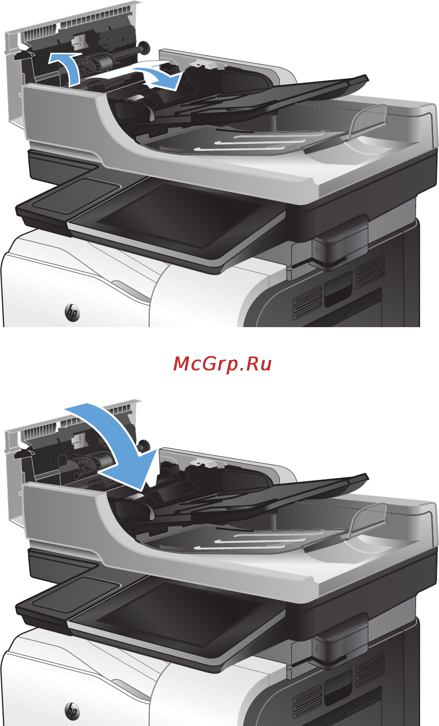 HP LaserJet Ent 500 M575dn Инструкция по эксплуатации онлайн [244/318] 76044