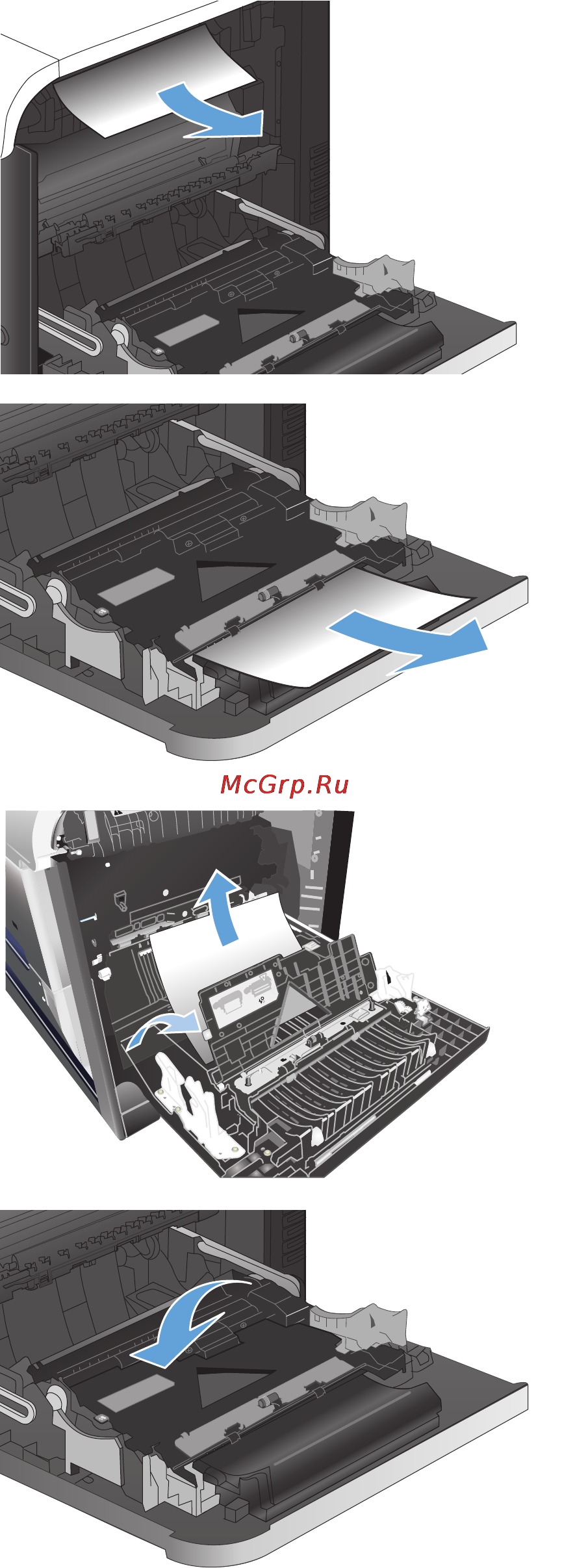 HP LaserJet Ent 500 M575dn Инструкция по эксплуатации онлайн [249/318] 76044