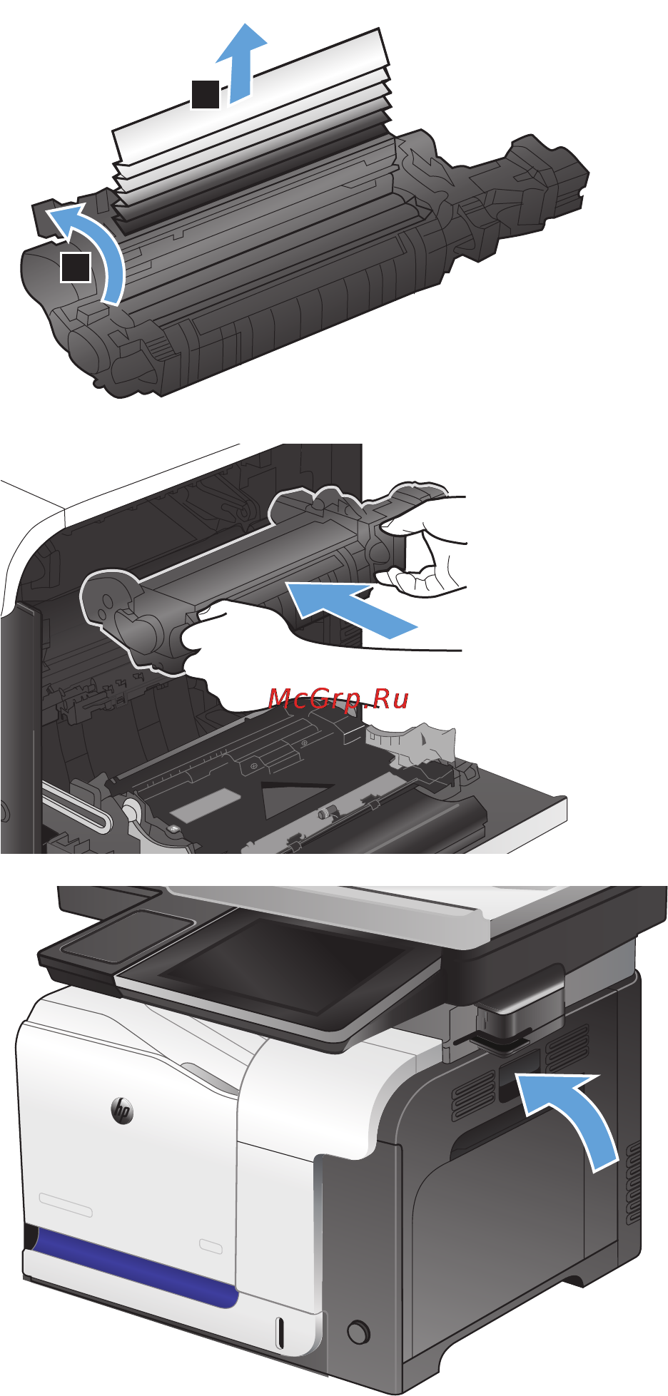 HP LaserJet Ent 500 M575dn Инструкция по эксплуатации онлайн [251/318] 76044