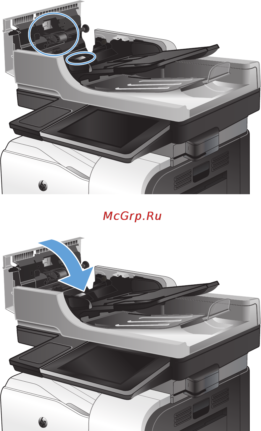 HP LaserJet Ent 500 M575dn Инструкция по эксплуатации онлайн [274/318] 76044