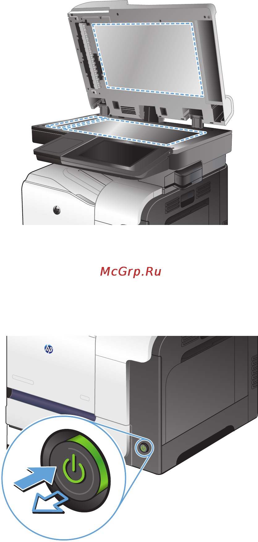 HP LaserJet Ent 500 M575dn Инструкция по эксплуатации онлайн [276/318] 76044