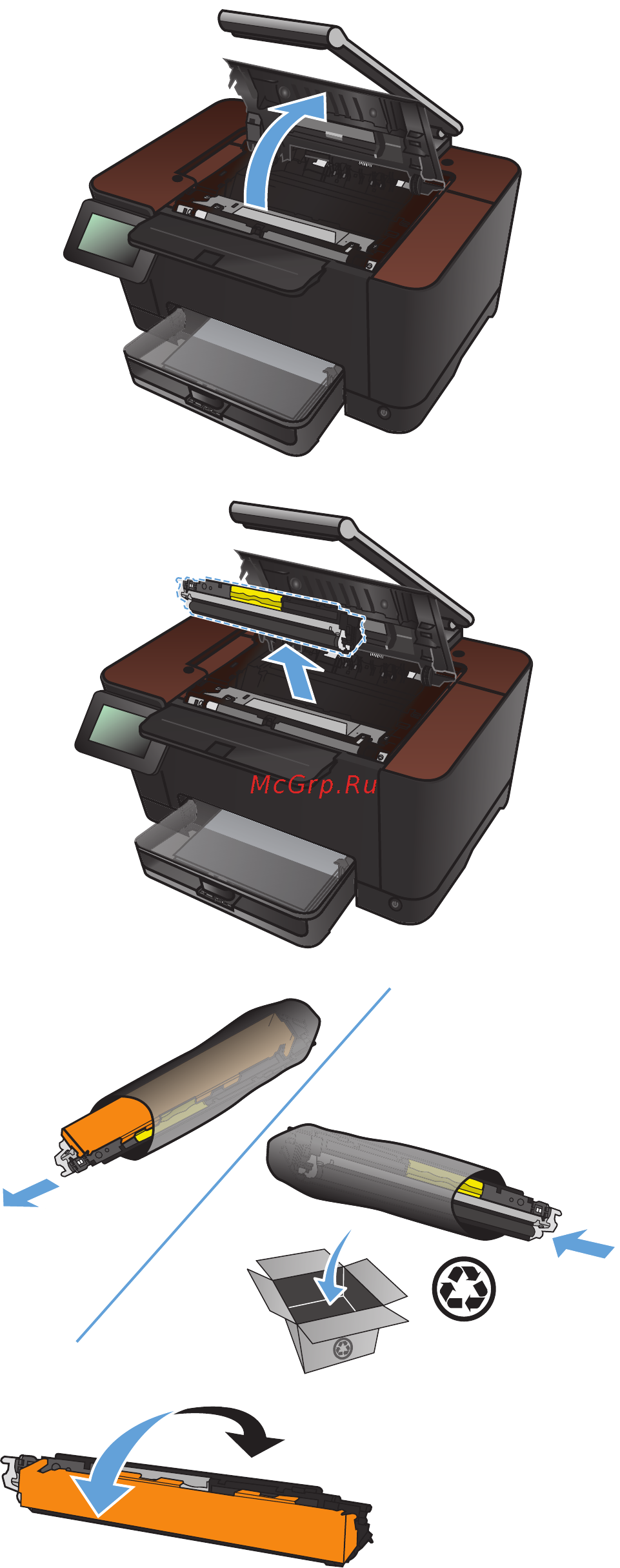 HP LaserJet Pro M275nw Инструкция по эксплуатации онлайн [155/216] 76053