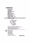 Hitachi C7SS Инструкция по эксплуатации