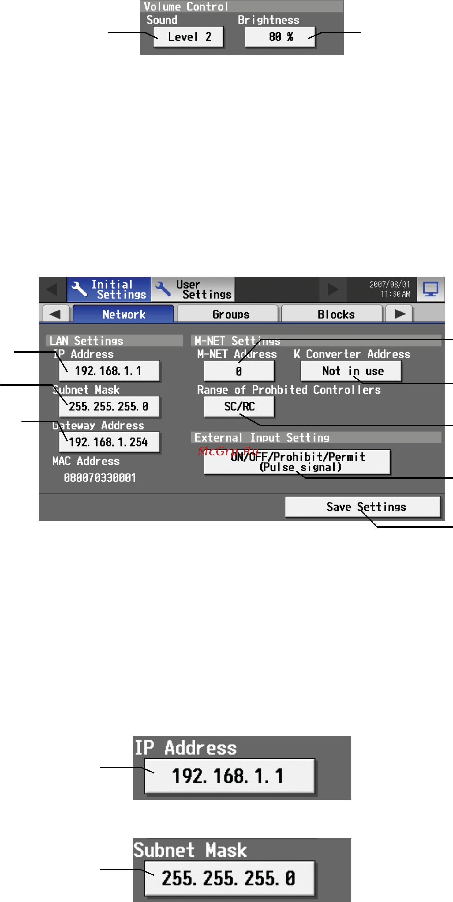 Mitsubishi Electric AG-150A [36/56] Subnet
