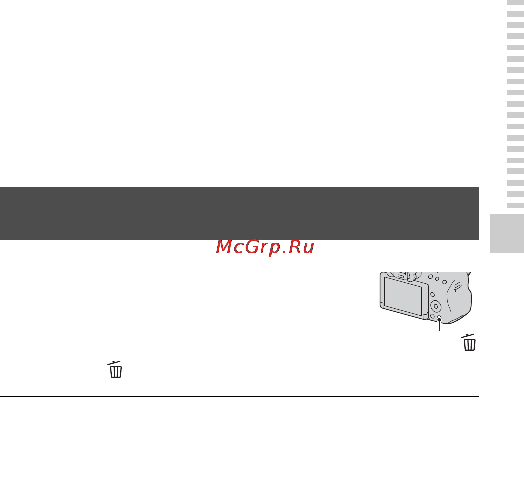 Sony SLT-A37M+SAL18135 [35/195] Удаление изображений удалить