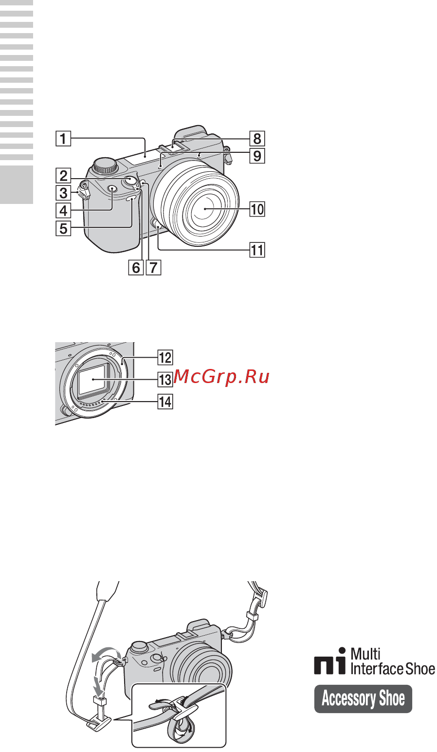 Sony alpha nex-6 kit e 16-50mm pz + 55-210mm black [128/231] Елементи фотоапарата