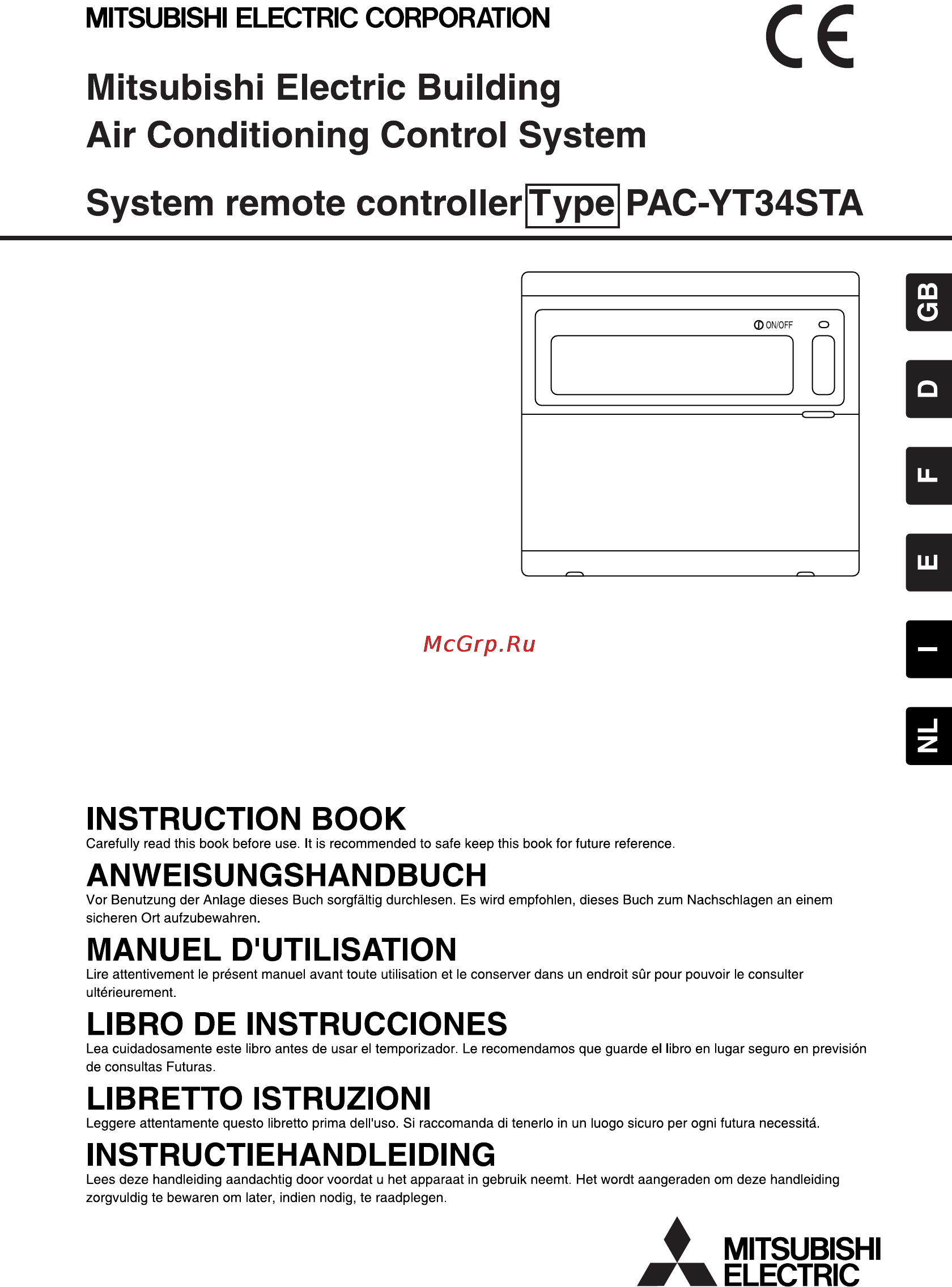 Mitsubishi Electric PAC-YT34STA Инструкция по эксплуатации онлайн [37/72] 76103