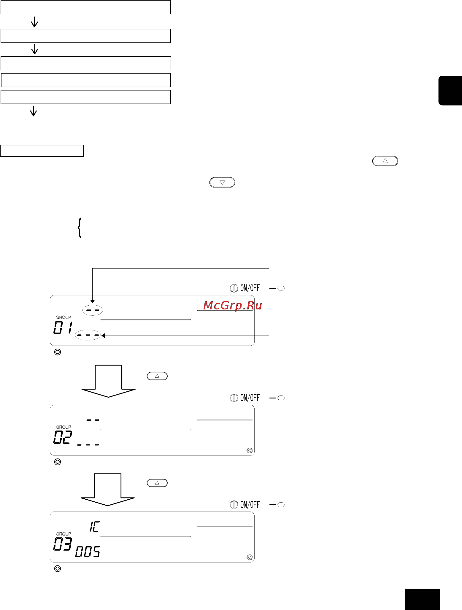 Mitsubishi Electric PAC-YT34STA [57/72] 1 1 setting the group
