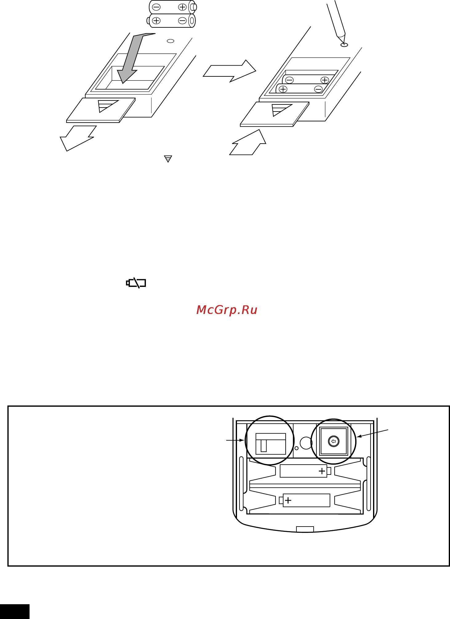 Mitsubishi Electric PAR-FA31MA [8/16] 2 как вставить батареи