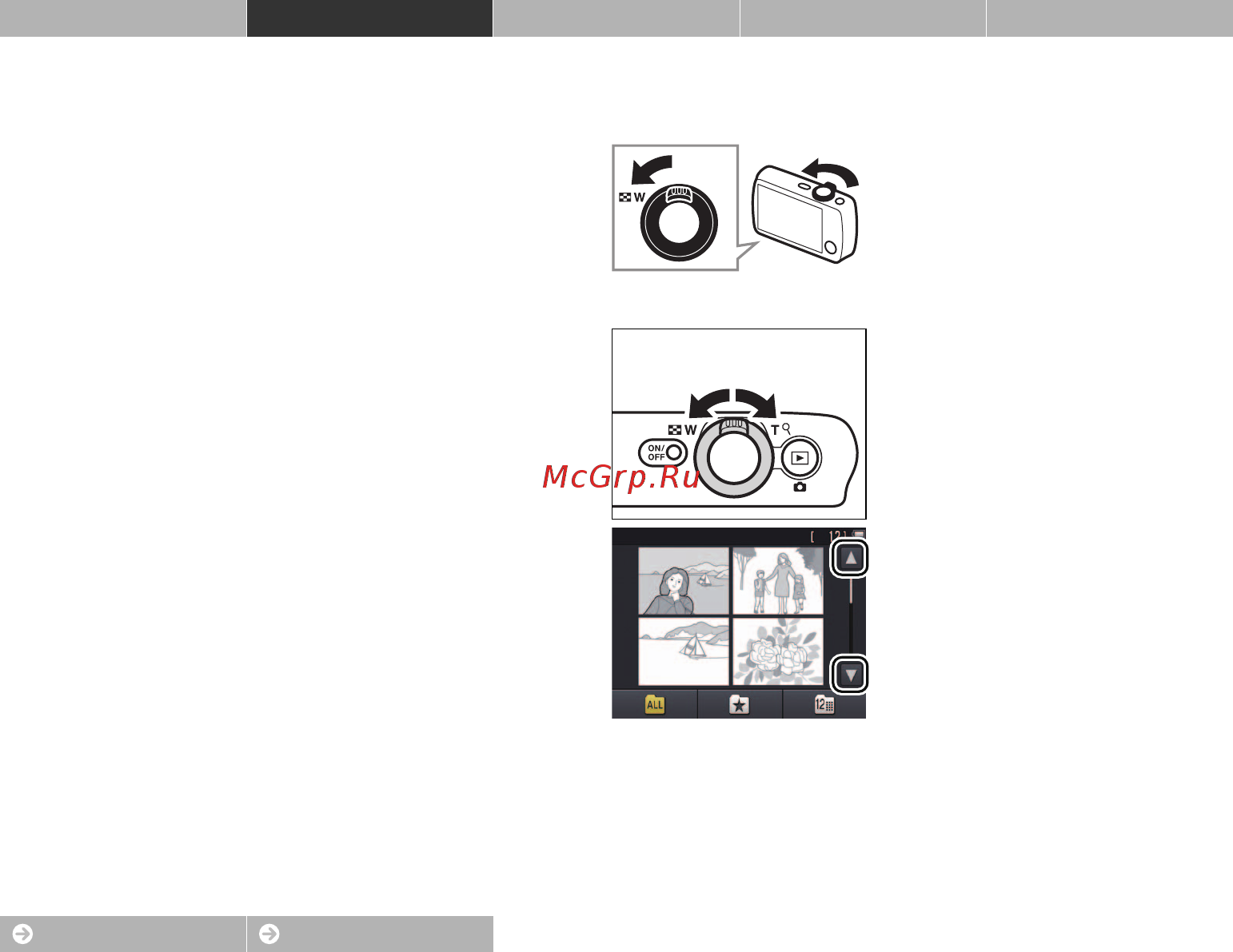 Nikon COOLPIX S01 [45/96] Просмотр нескольких изображений просмотр уменьшенных изображений
