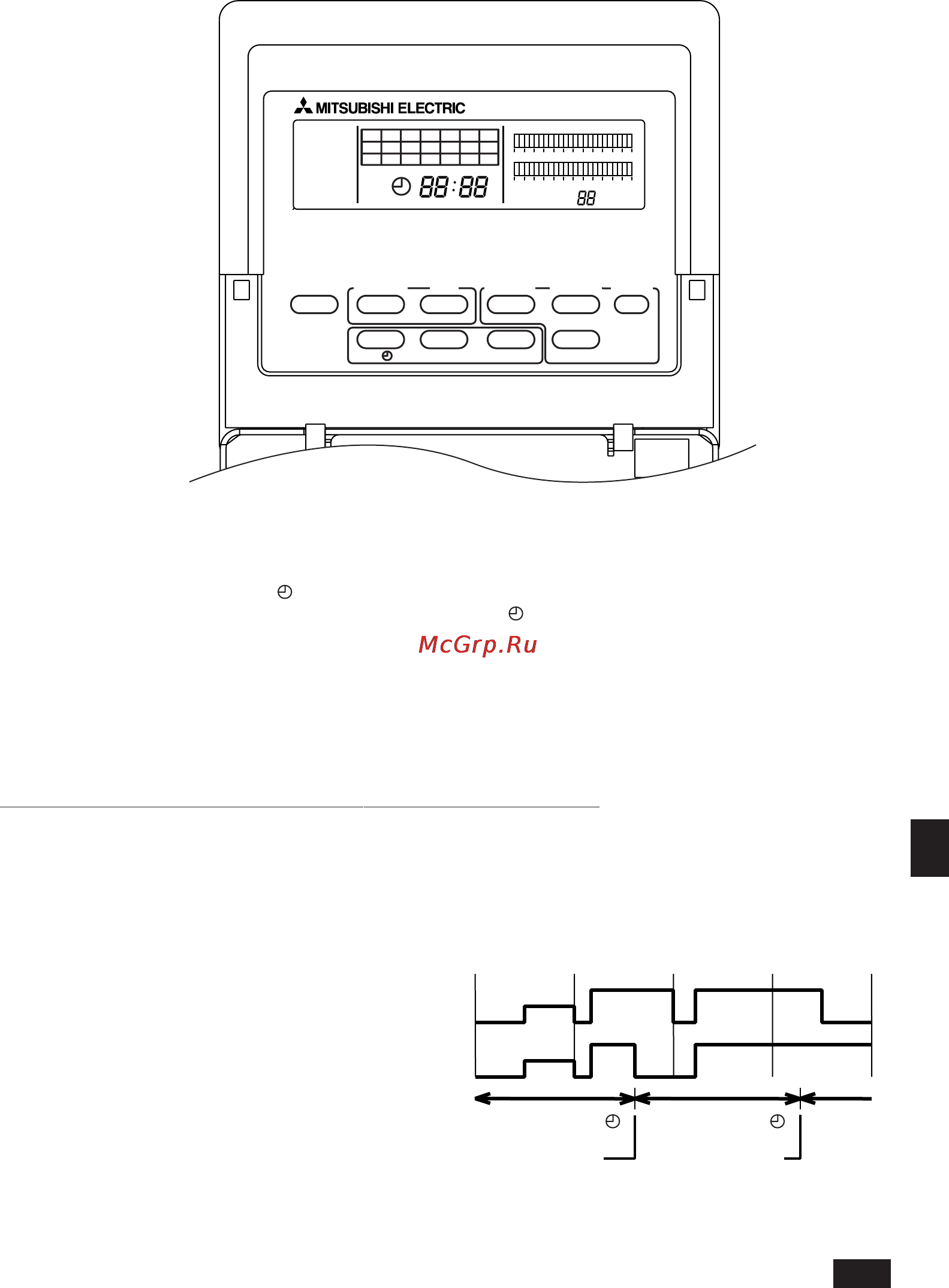 Mitsubishi Electric PAC-YT32PTA [13/15] Объяснение работы таймера