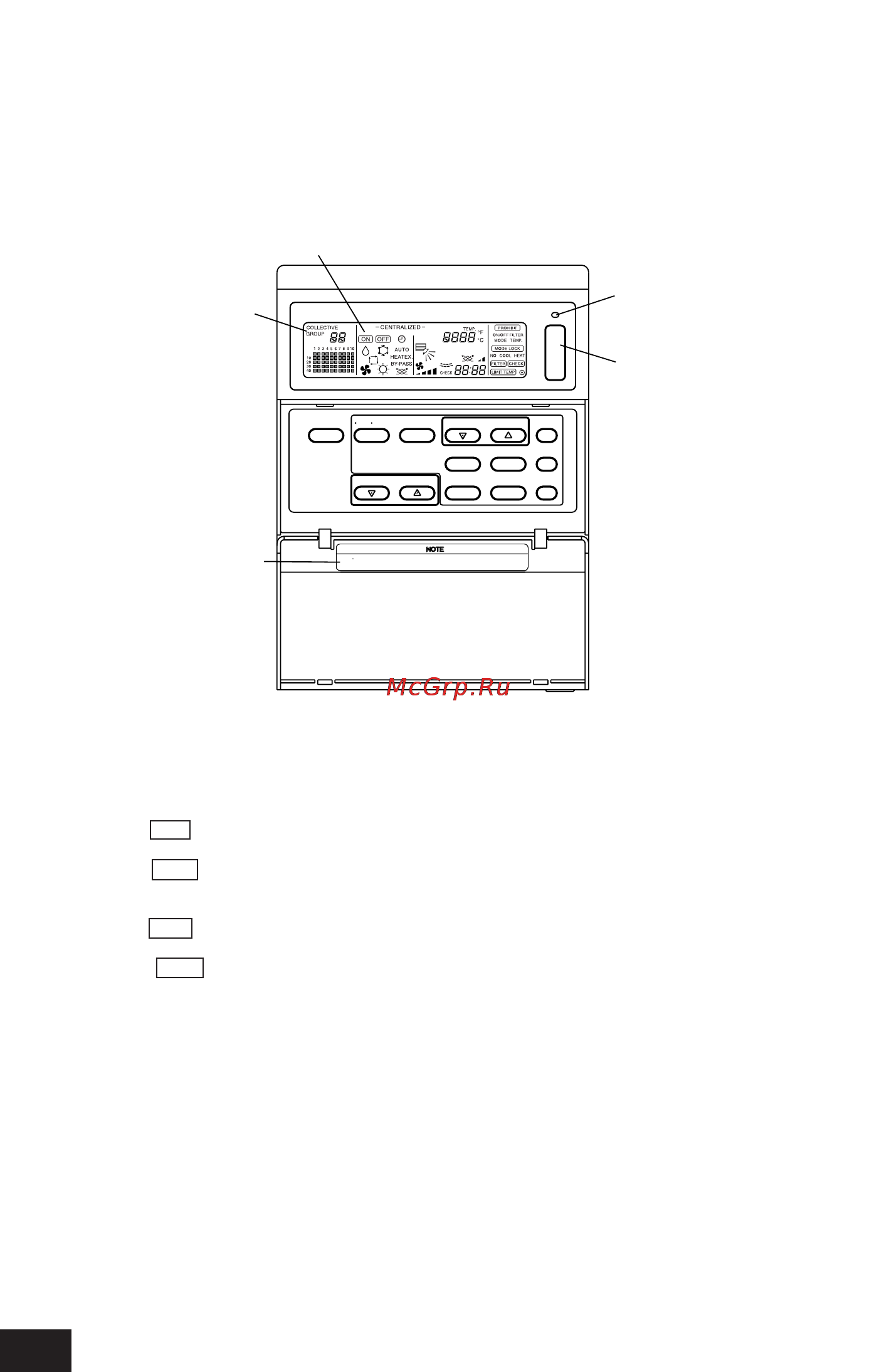 Mitsubishi Electric PAC-SF44SRA [4/36] Наименование и функции каждой детали