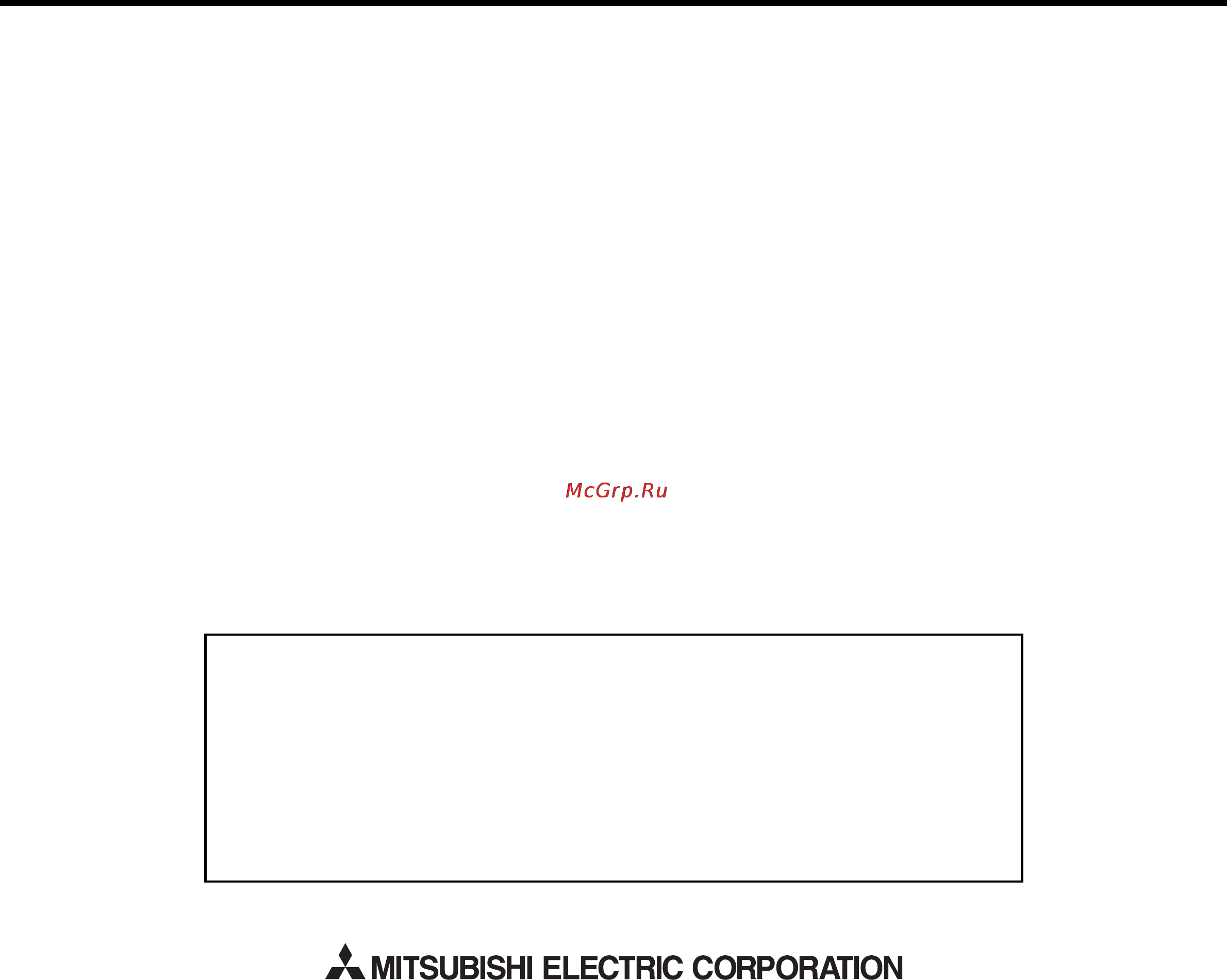 Mitsubishi Electric GB-50ADA [36/36] Back cover