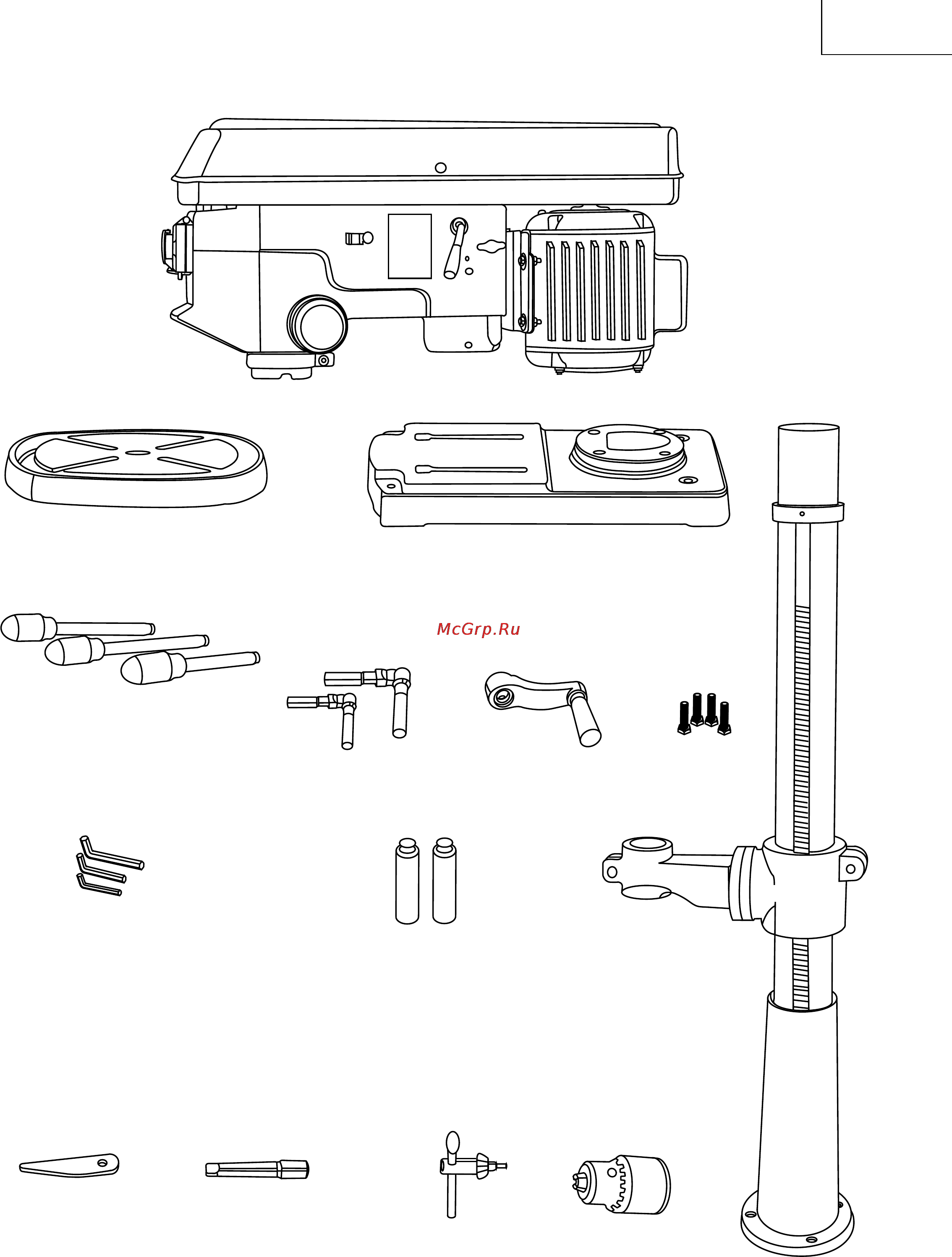 Hitachi B16RM [10/25] Распаковка и проверка содержимого