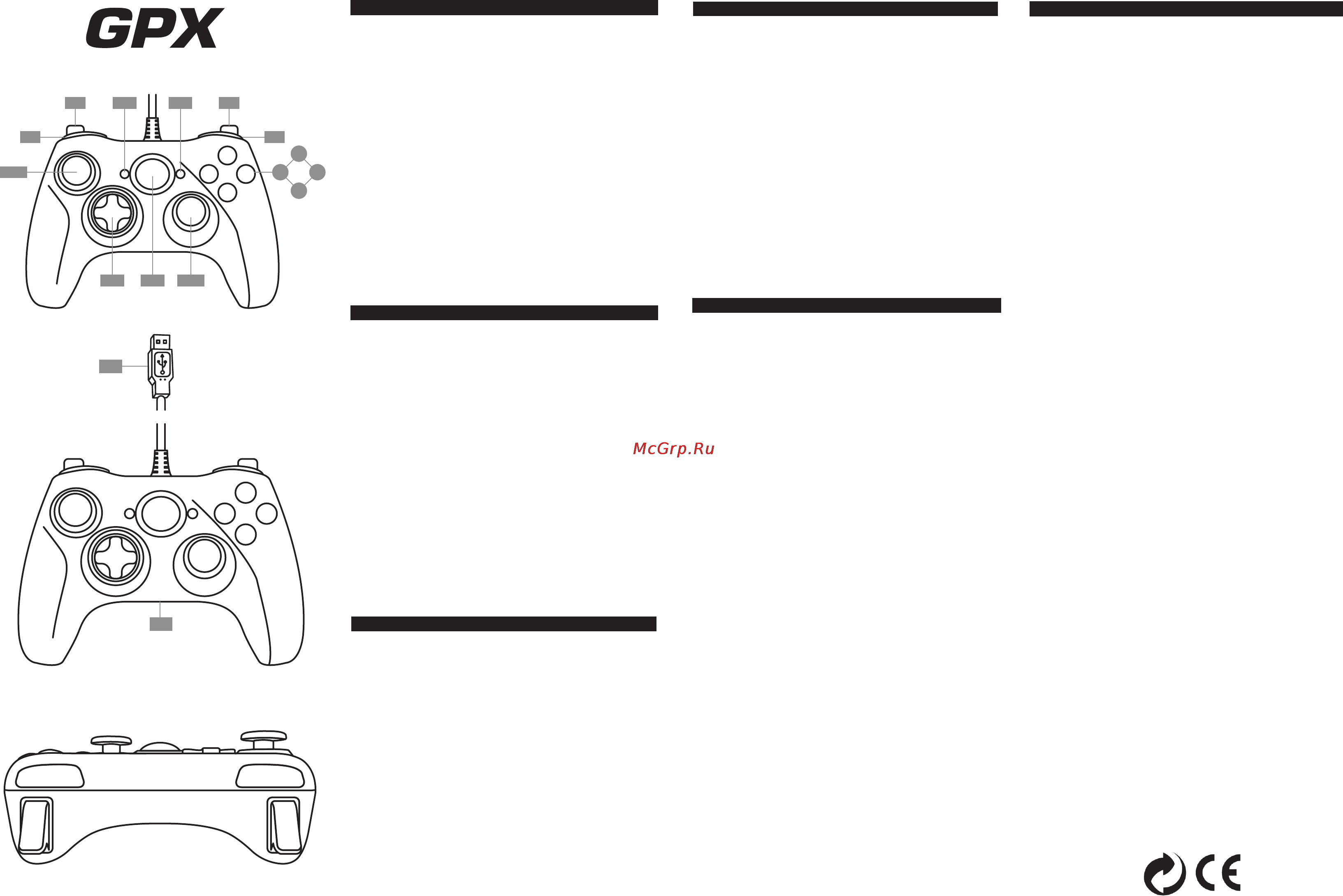 Thrustmaster GPX [2/3] Gpx_user_manual_a4_verso_5075213 12langues