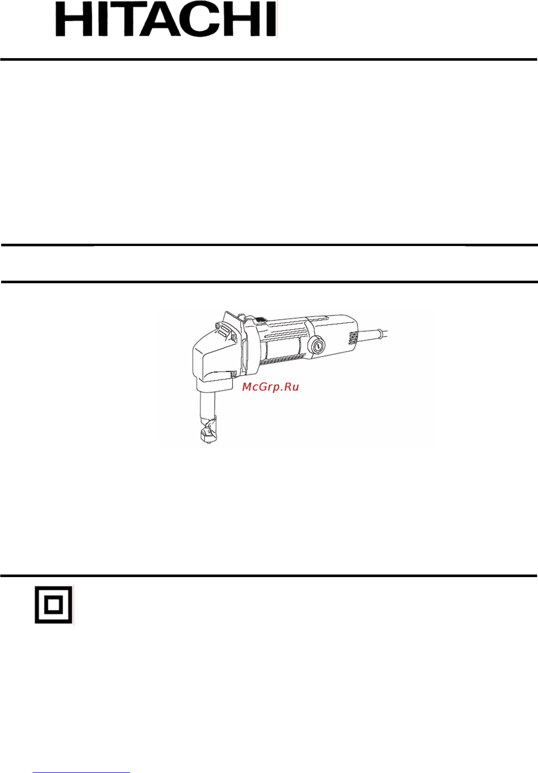 Hitachi CN16SA Инструкция по эксплуатации онлайн