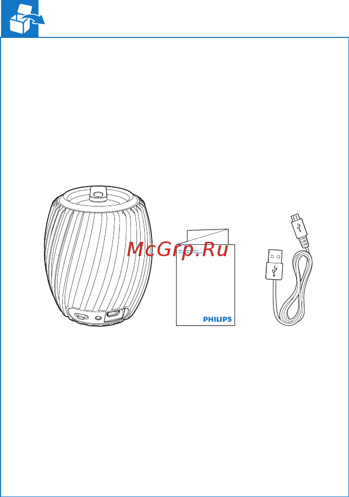 Philips Sound Shooter SBA3011ORG/00 Инструкция по эксплуатации онлайн [2/12] 227199