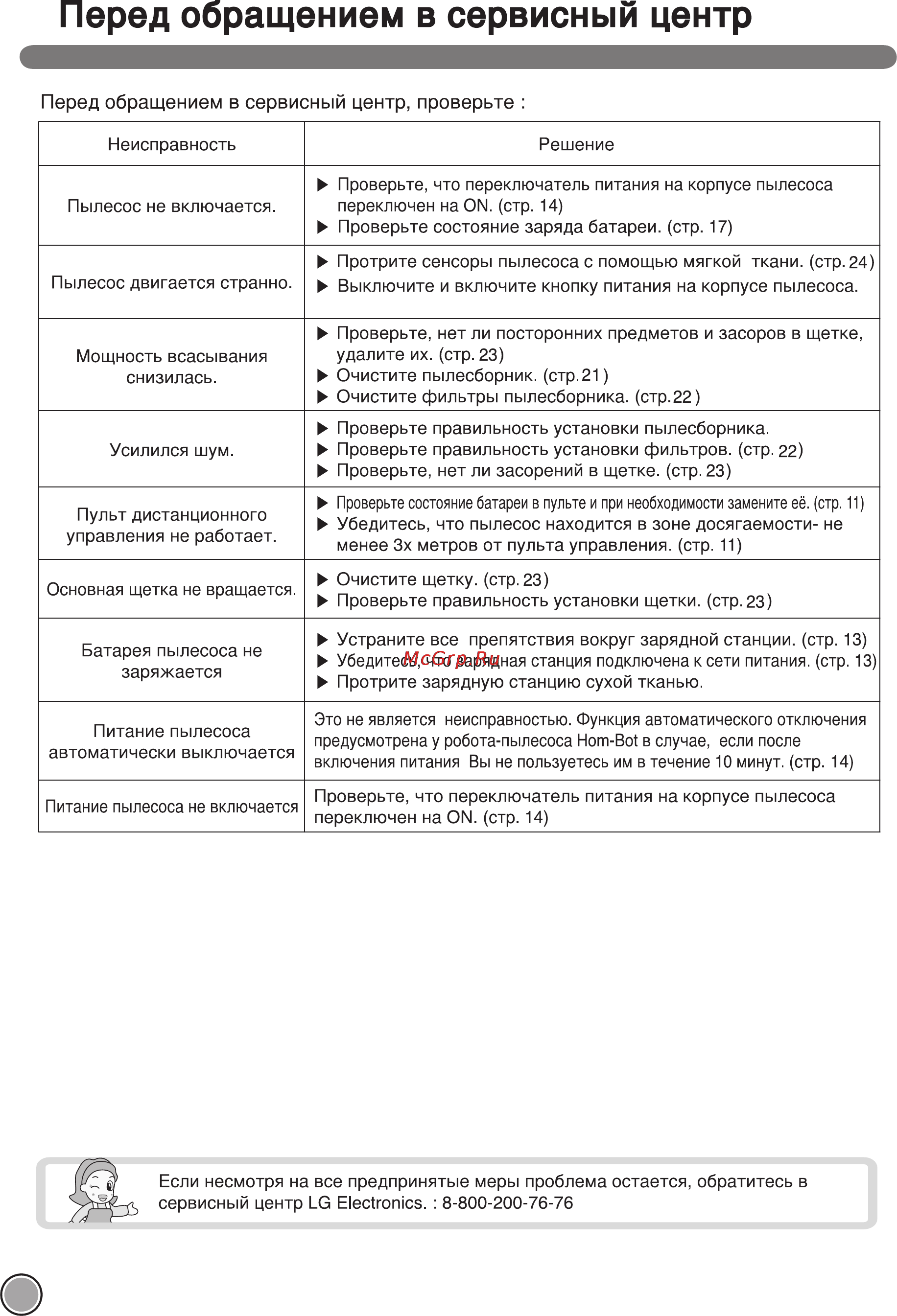 LG VR5942L Инструкция по эксплуатации онлайн [32/40] 76247