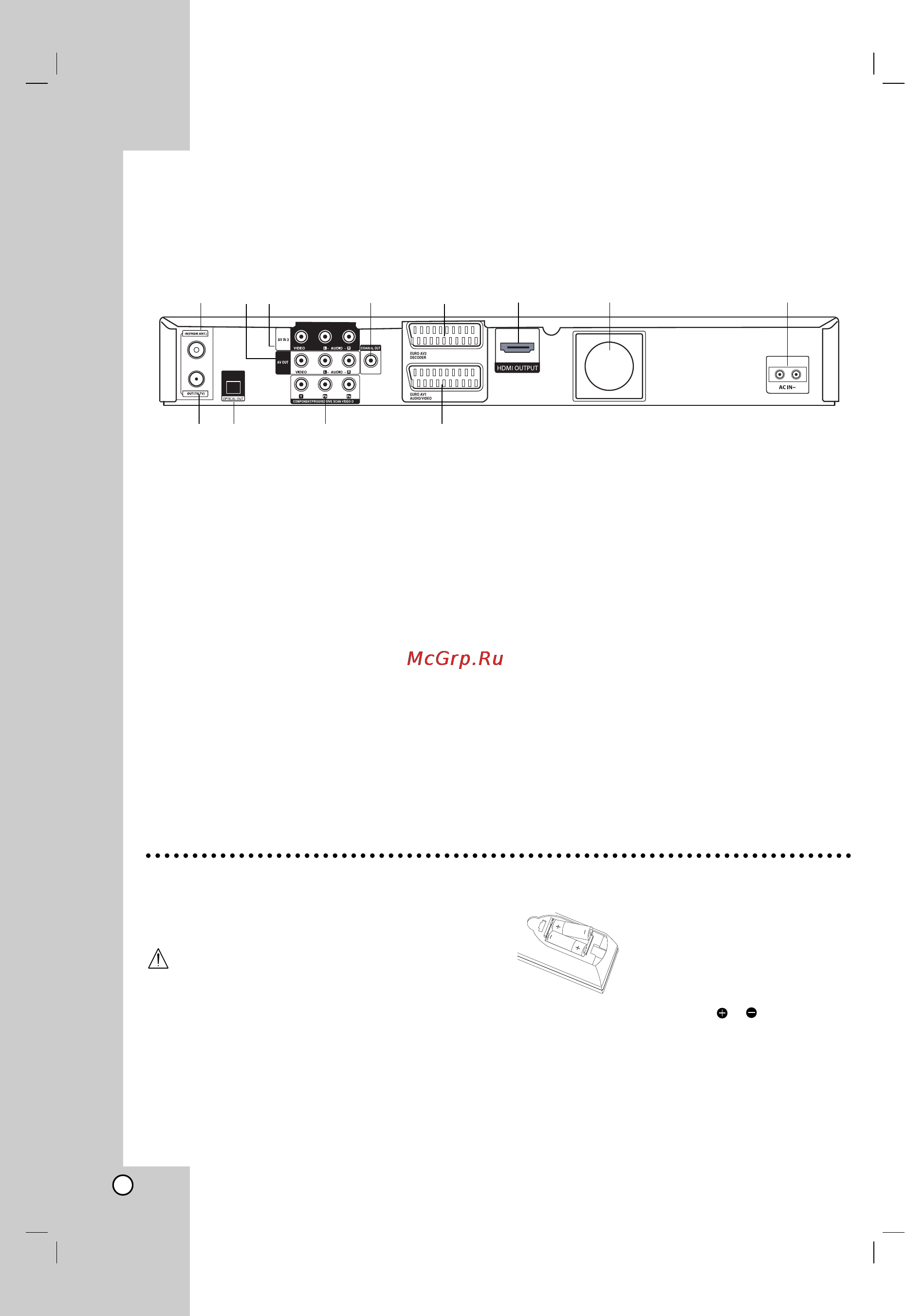 LG HKS-7000Q [10/66] Подключение и настройка