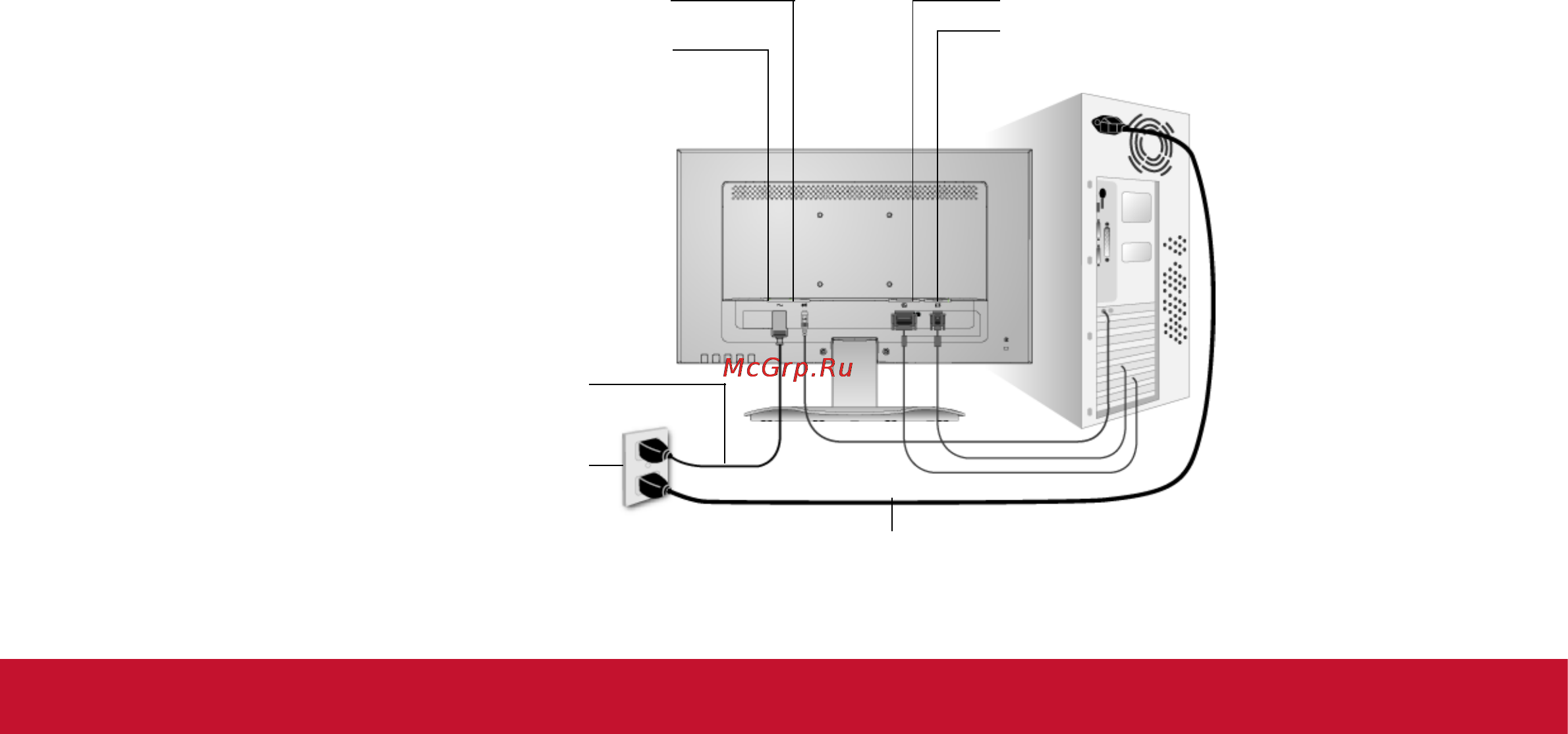 Viewsonic VA2212a-LED [9/26] Краткое руководство по установке