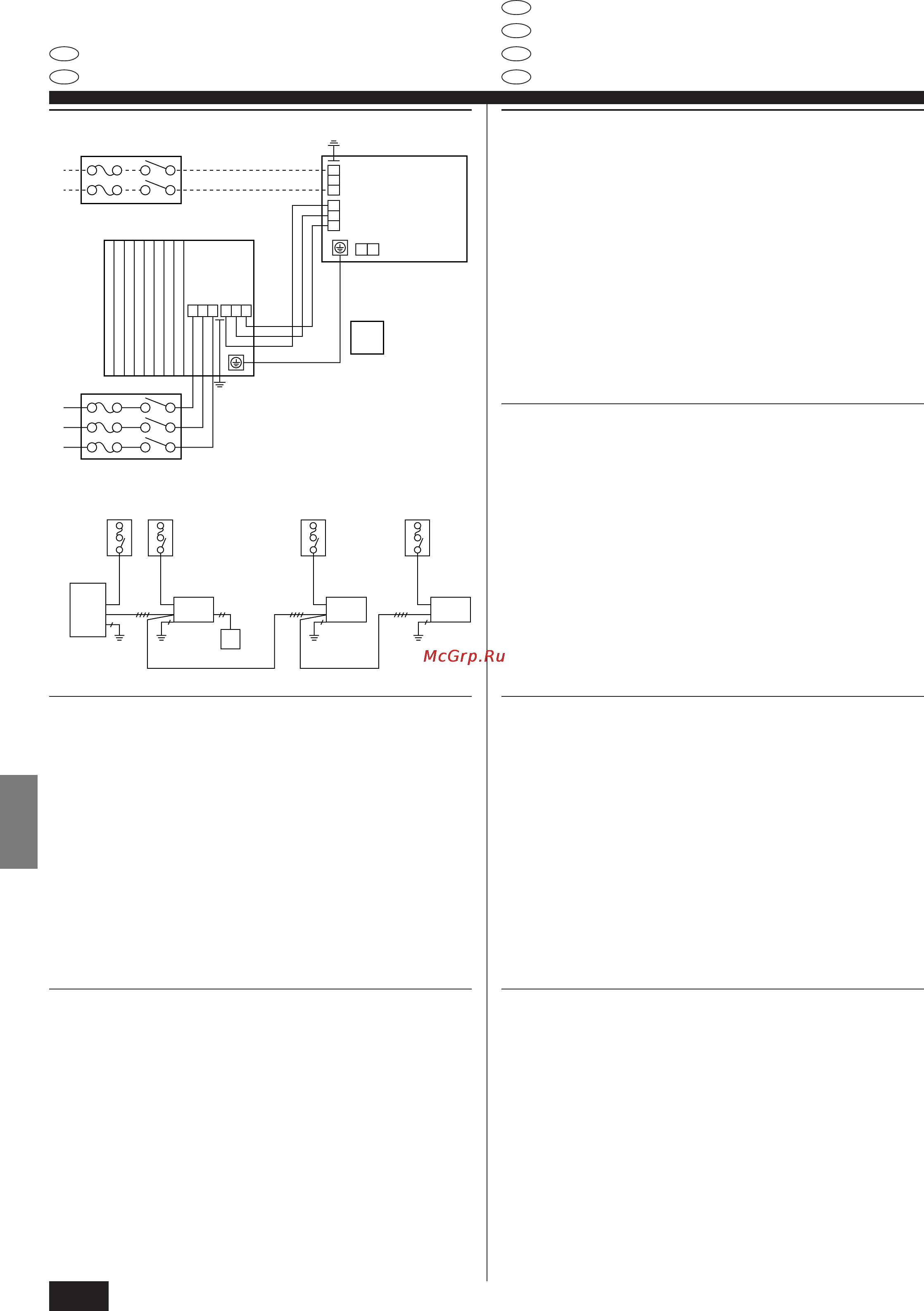 Mitsubishi Electric PKA-P1.6GAL1 [54/104] Electrical work 7 elektroarbeiten 7 installations électriques 7 collegamenti elettrici 7 elektrische aansluitingen 7 elektriska arbeten