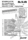 Mitsubishi Electric PKA-P3FAL Инструкция по эксплуатации