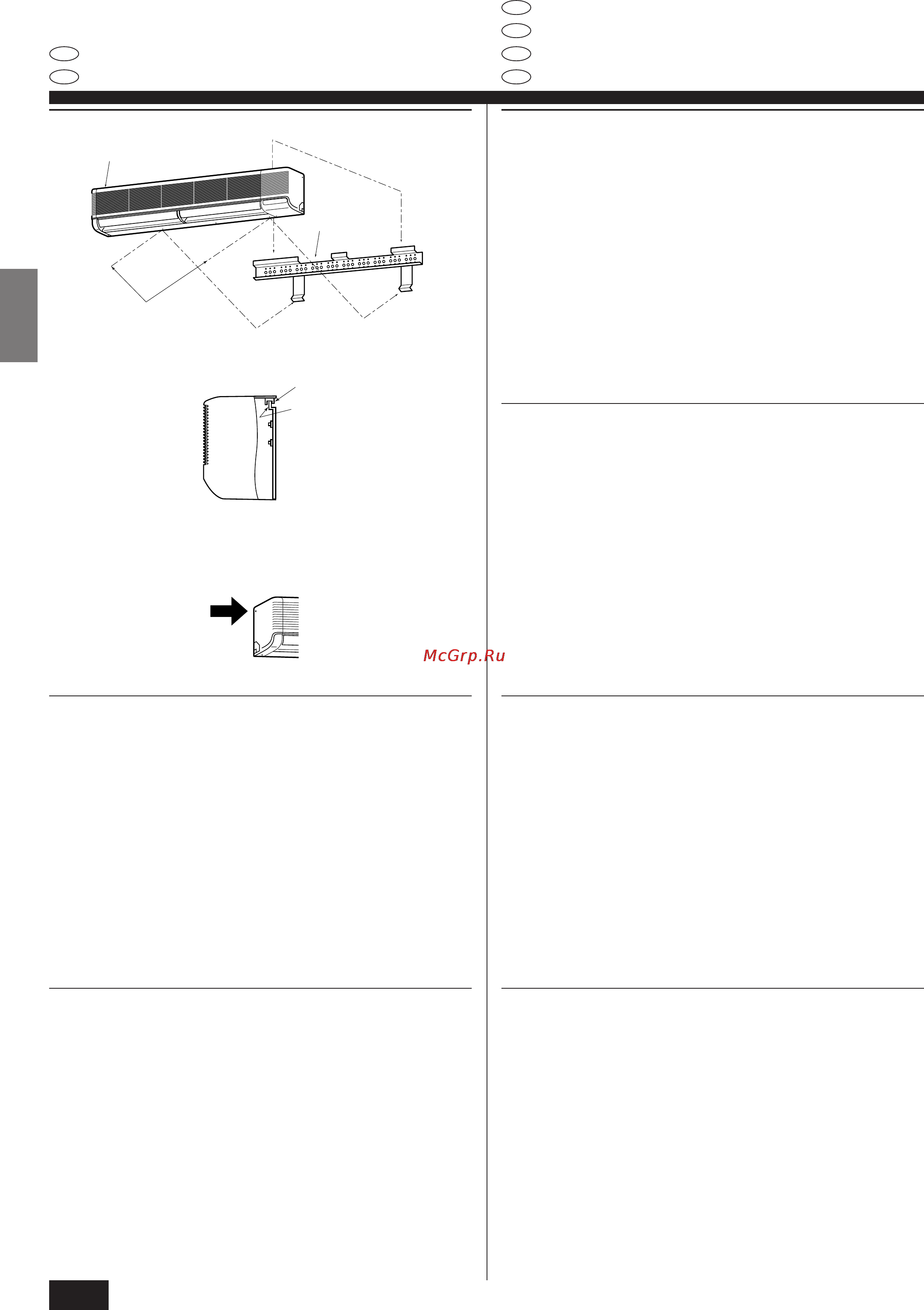 Mitsubishi Electric PKA-P3FAL [32/104] Installation de l appareil intérieur 3 het binnenapparaat installeren
