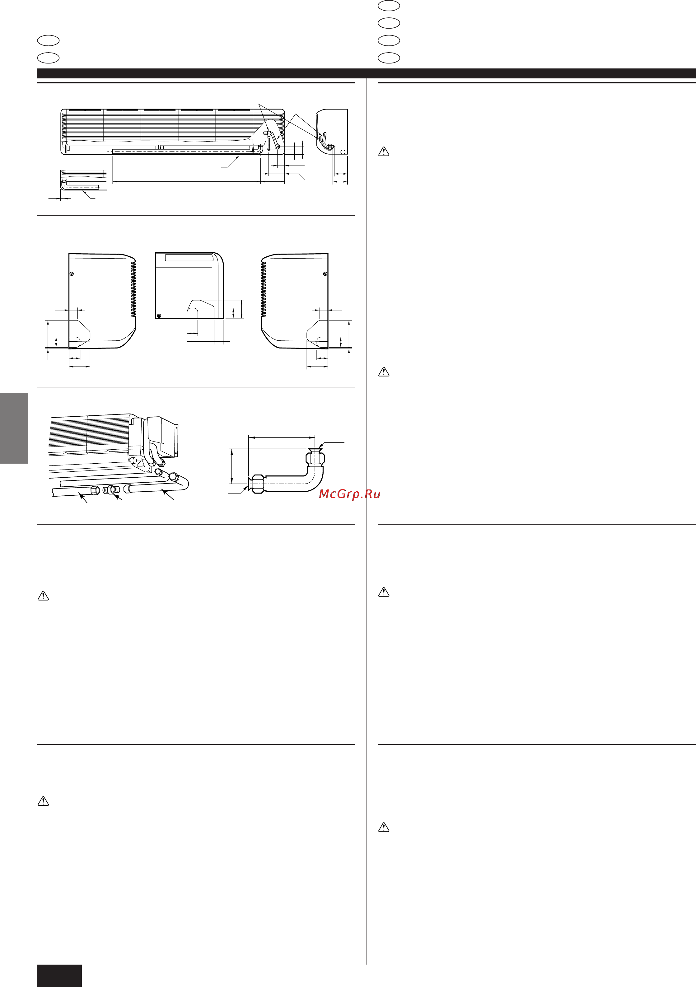 Mitsubishi Electric PKA-P3FAL [40/104] Voorzichtig