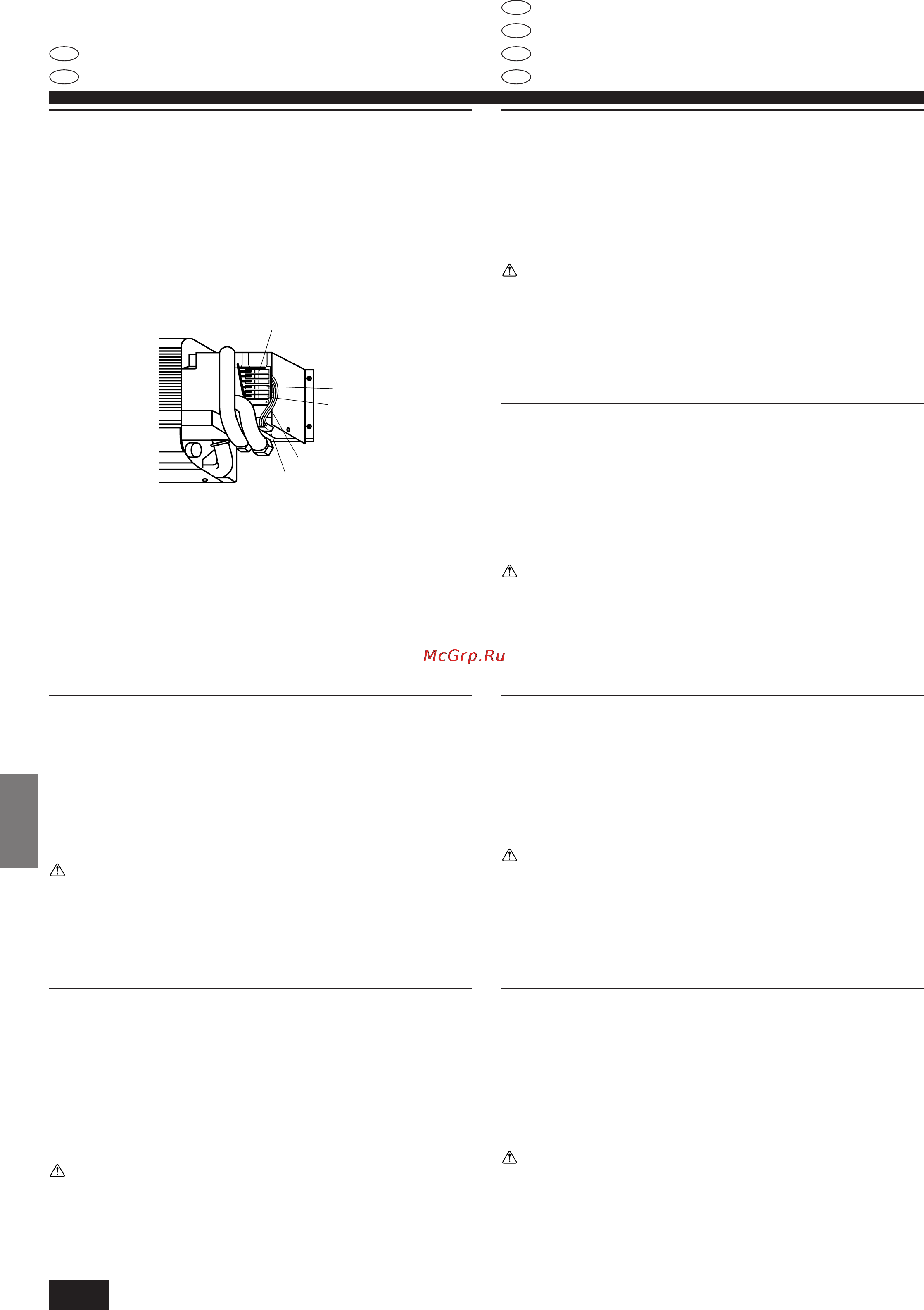 Mitsubishi Electric PKA-P3FAL [56/104] Electrical work 7 elektroarbeiten 7 installations électriques 7 collegamenti elettrici 7 elektrische aansluitingen 7 elektriska arbeten